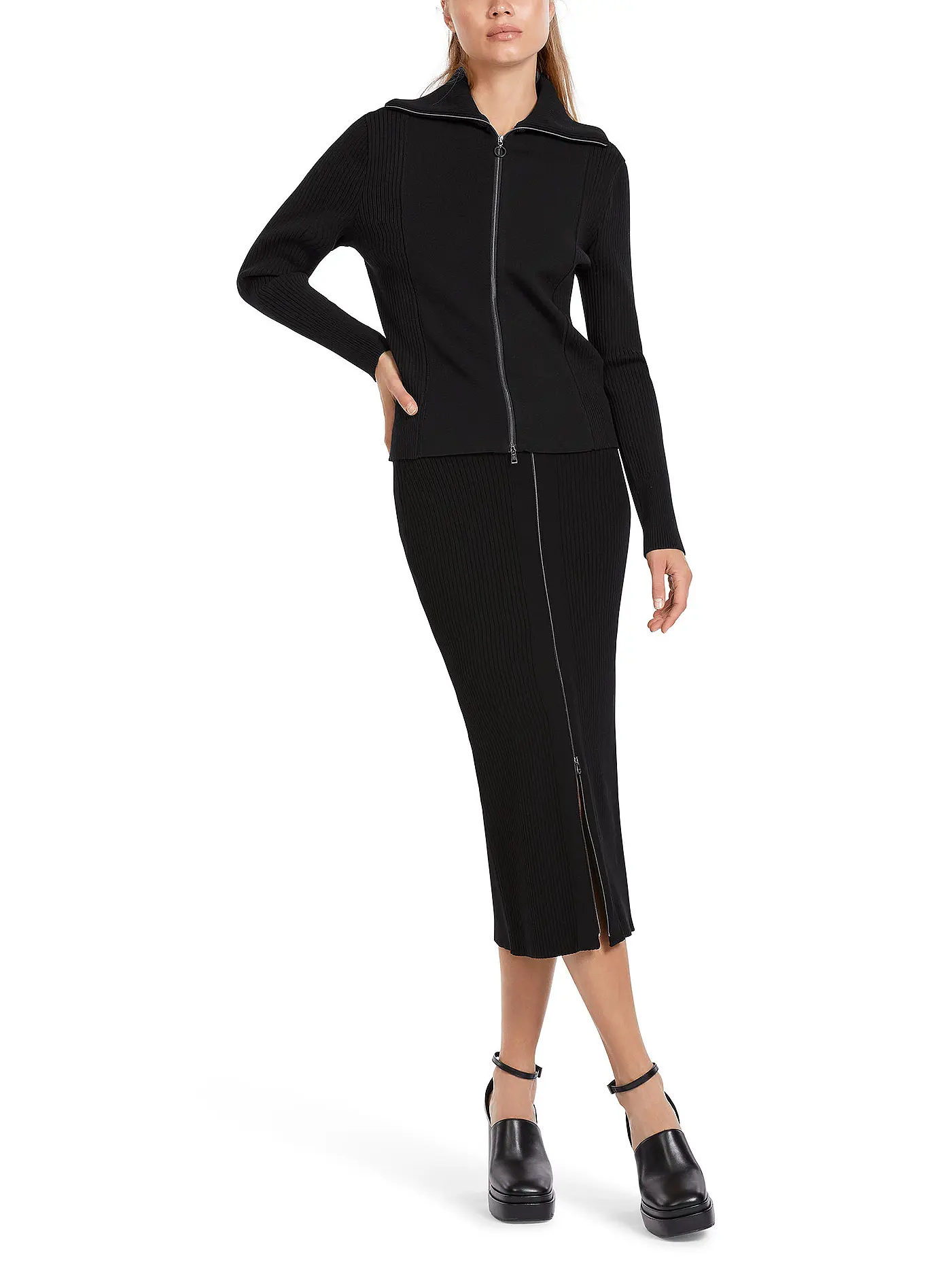 MARC CAIN | Strickjacke | schwarz