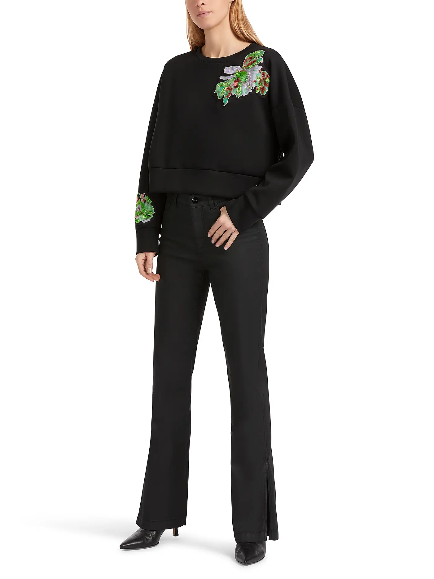 MARC CAIN | Sweater  | schwarz