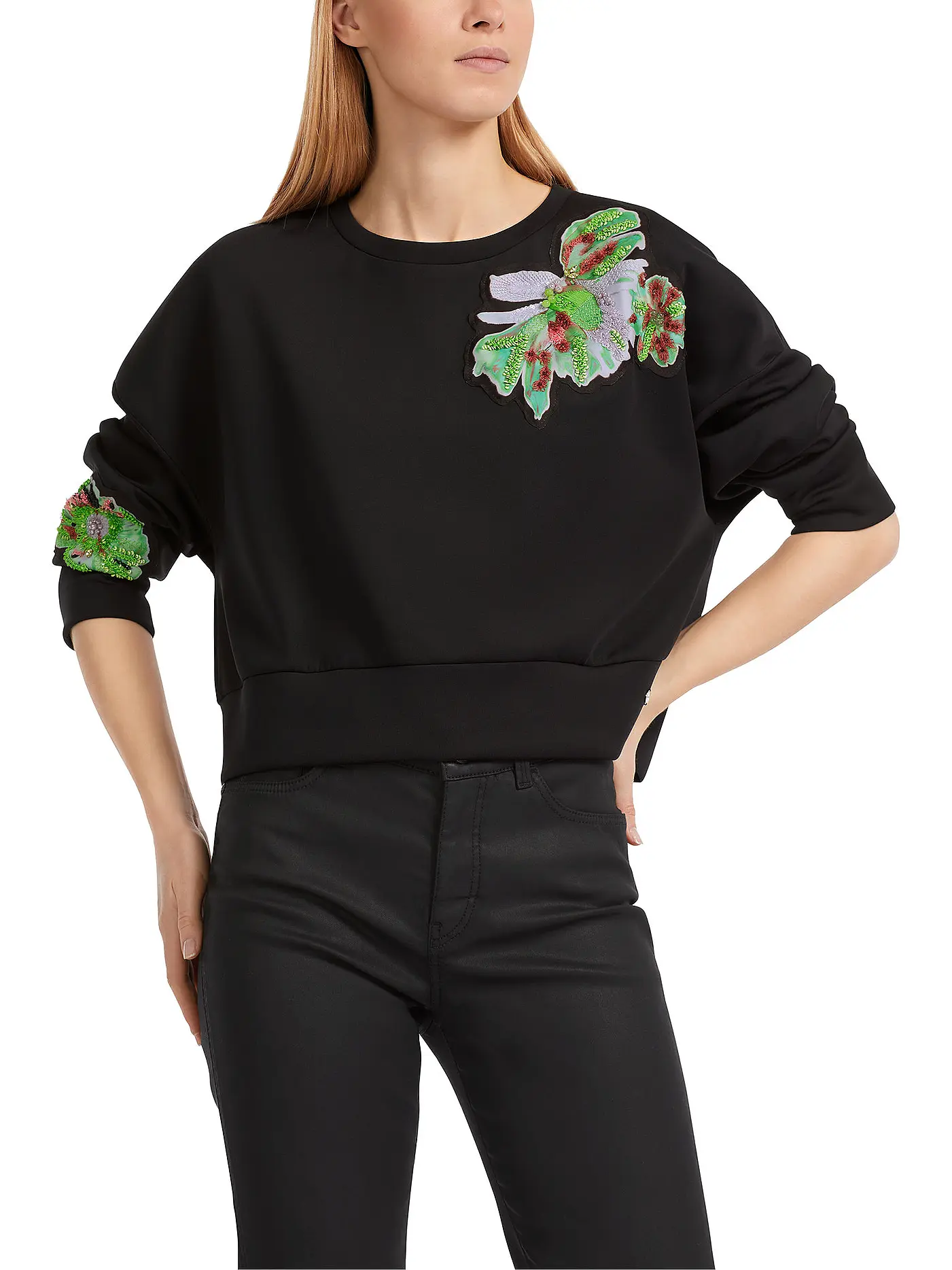 MARC CAIN | Sweater  | schwarz
