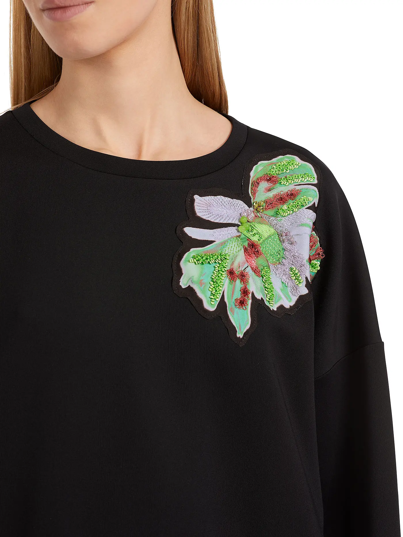 MARC CAIN | Sweater  | schwarz