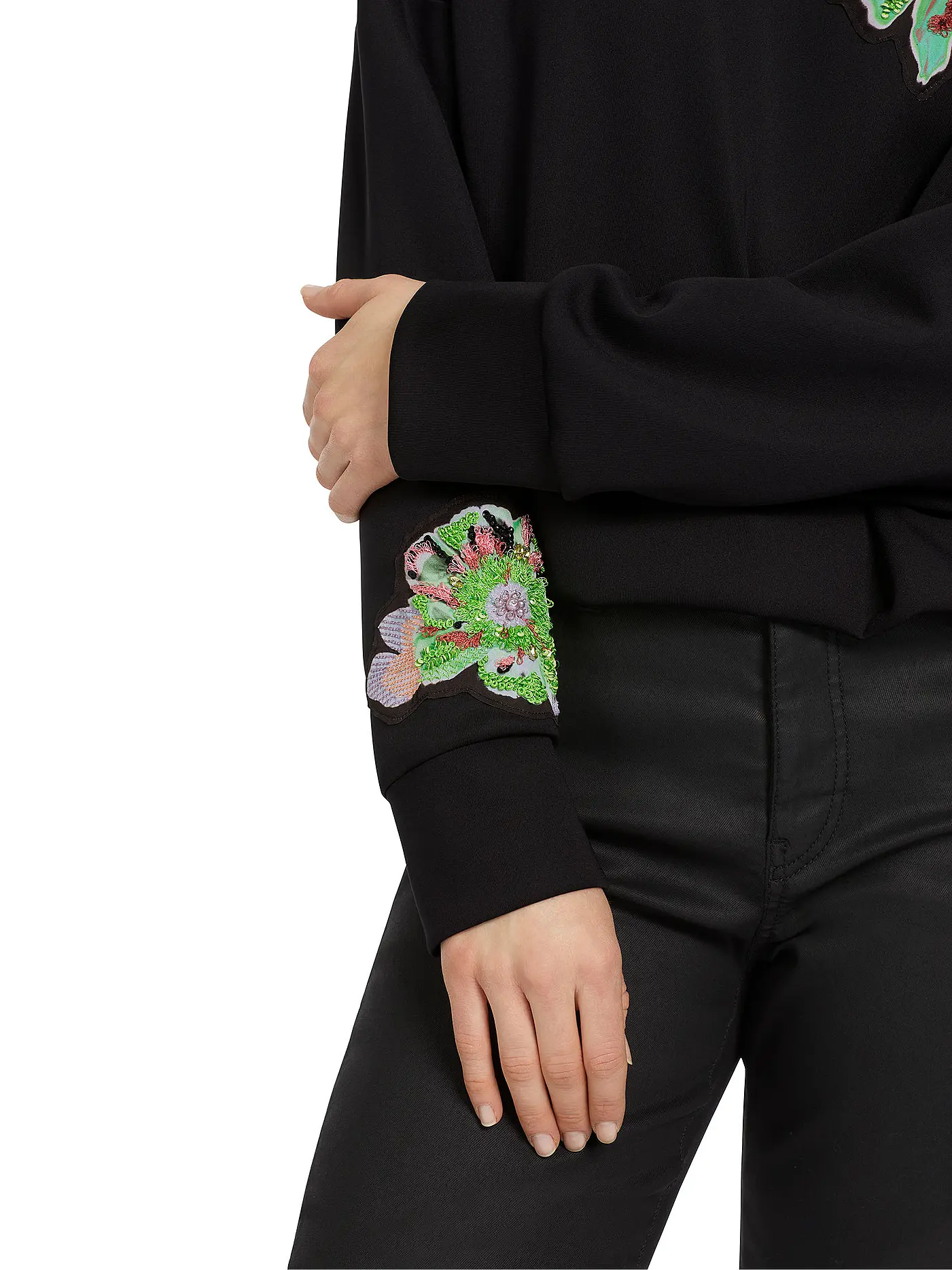 MARC CAIN | Sweater  | schwarz