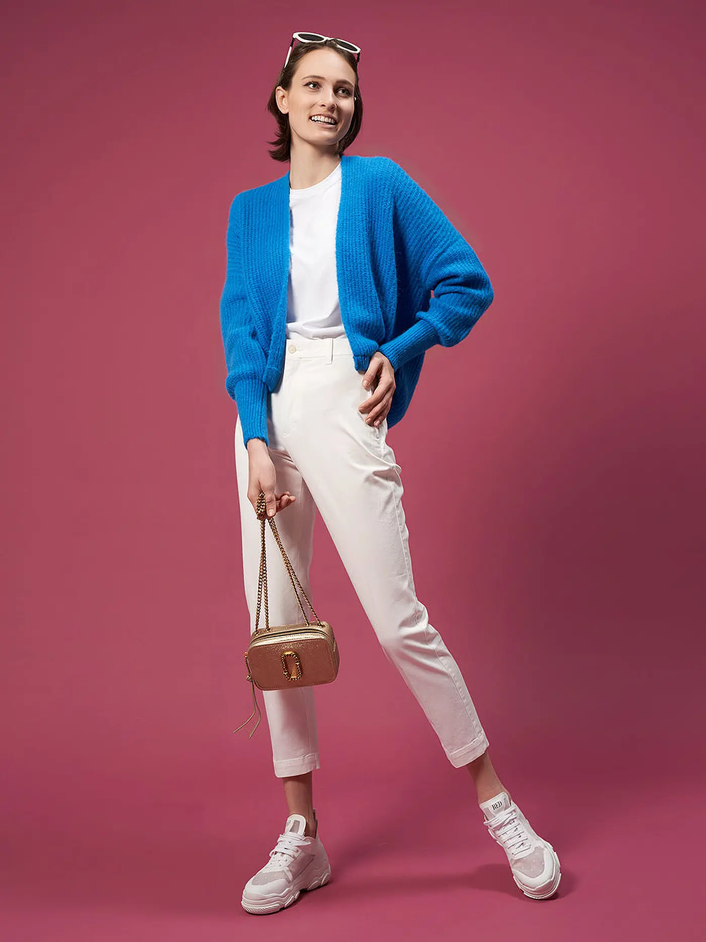 MARC CAIN | T-Shirt  | weiss