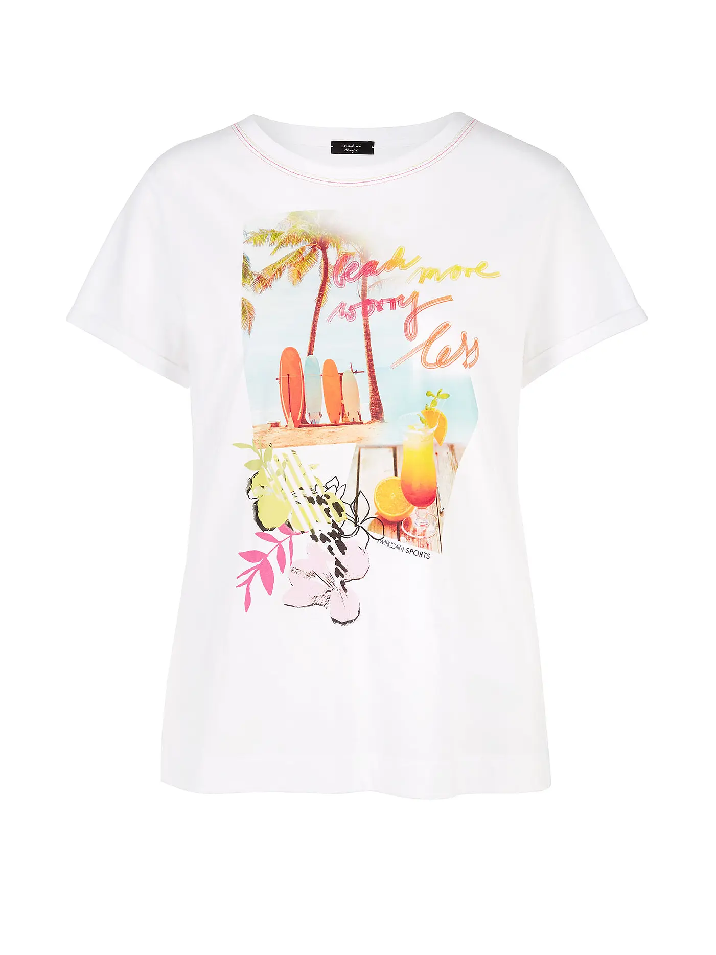 MARC CAIN | T-Shirt | weiss