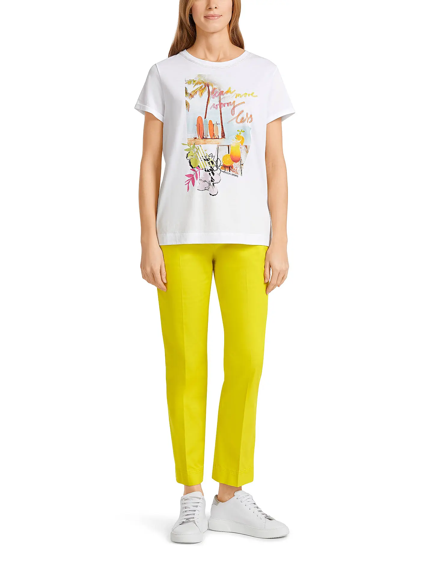 MARC CAIN | T-Shirt | weiss