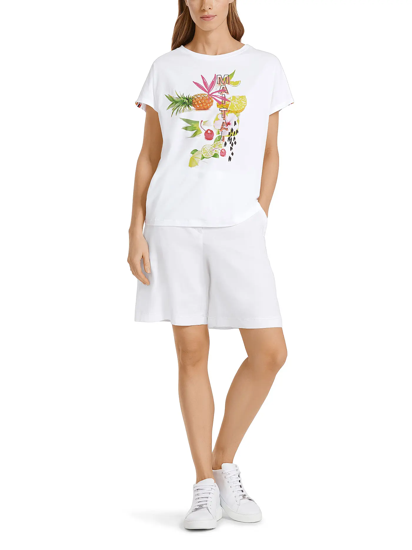 MARC CAIN | T-Shirt | weiss