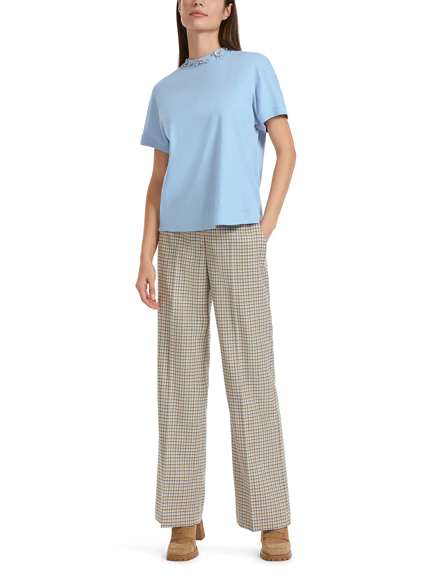 MARC CAIN | T-Shirt | hellblau