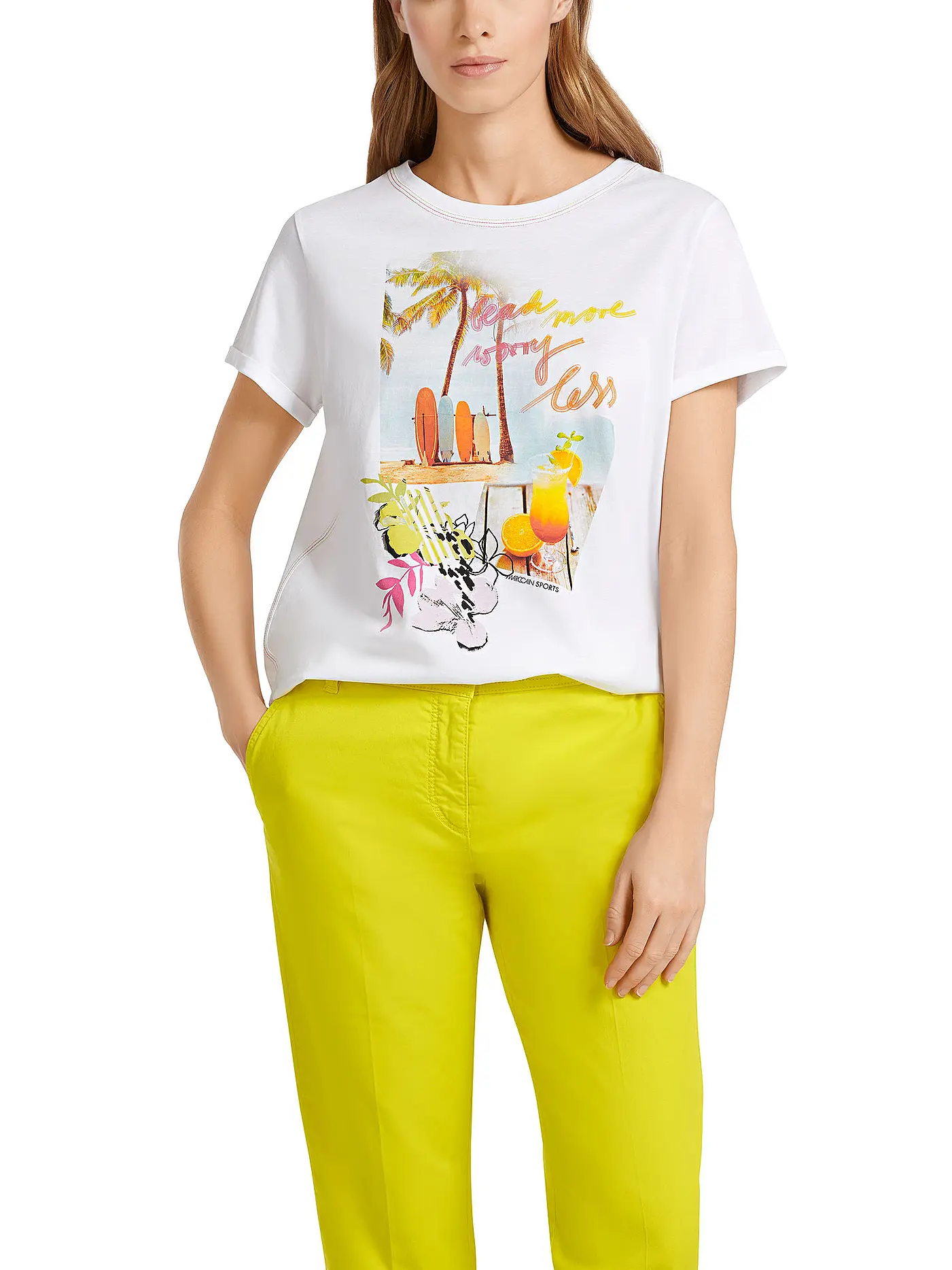 MARC CAIN | T-Shirt | weiss