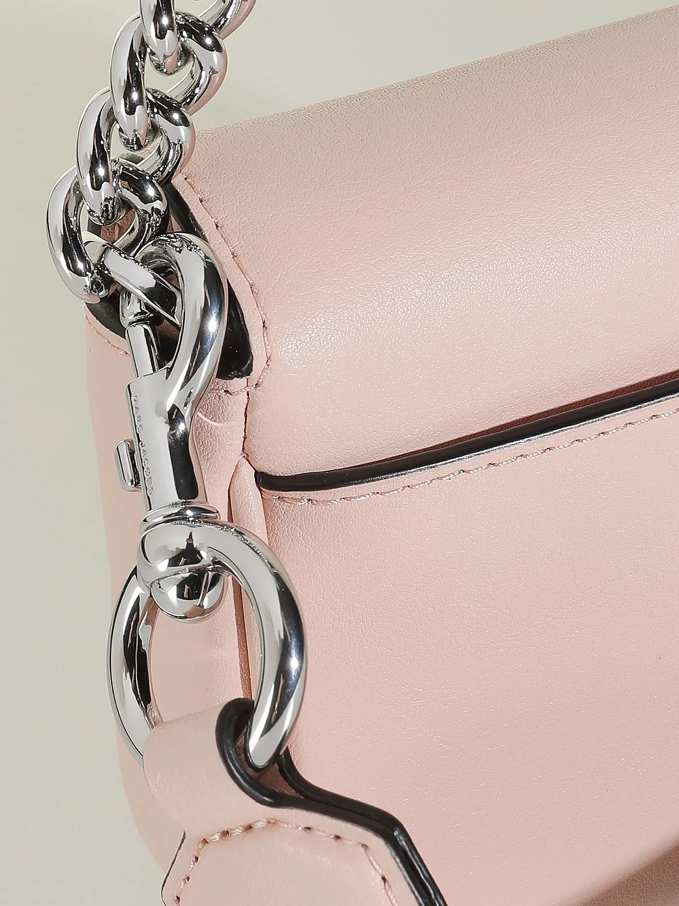 MARC JACOBS | Ledertasche - Mini Bag THE MINI SHOULDER BAG   | rosa