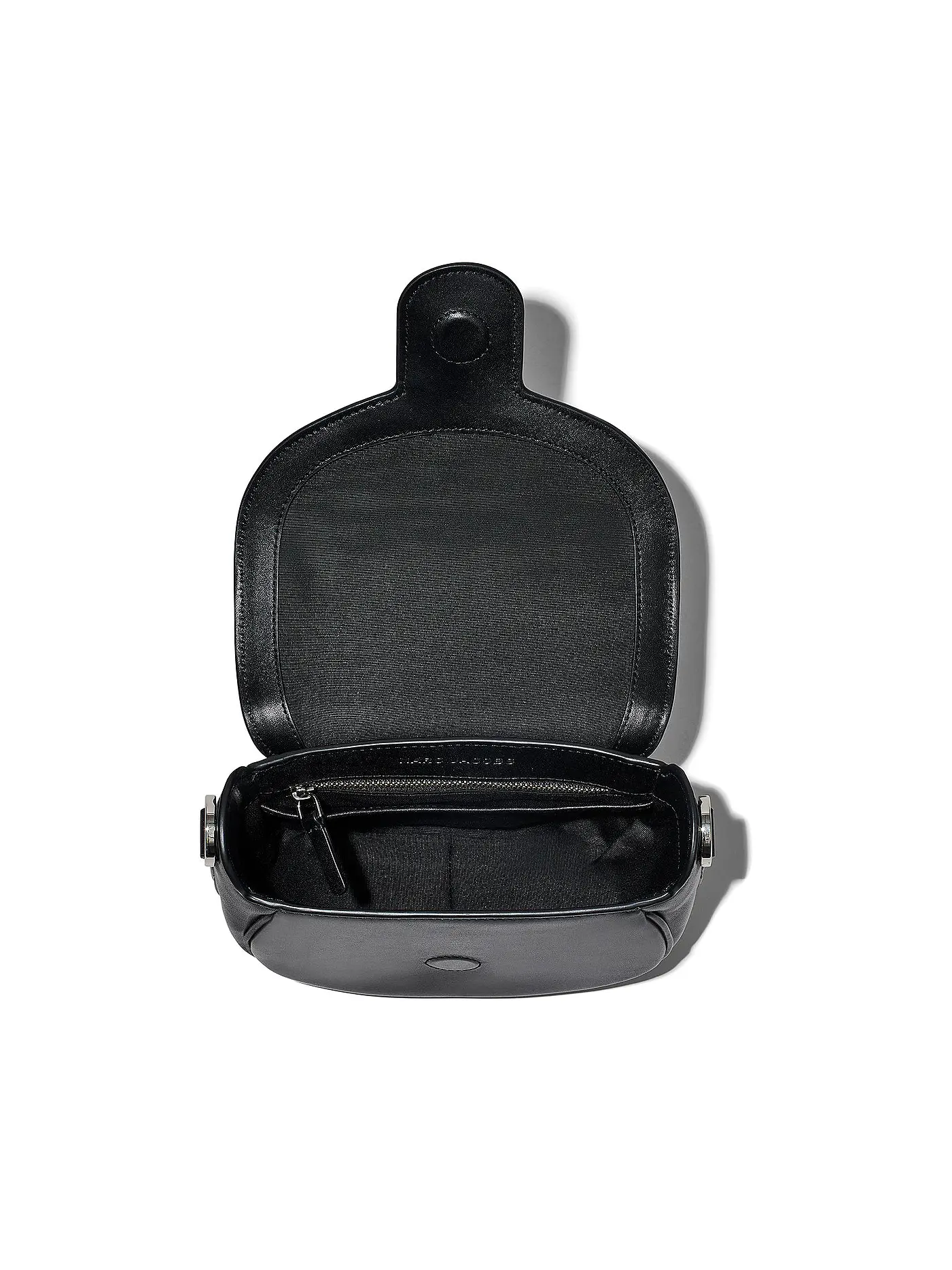 MARC JACOBS | Ledertasche - Mini Bag THE SMALL SADDLE BAG | schwarz