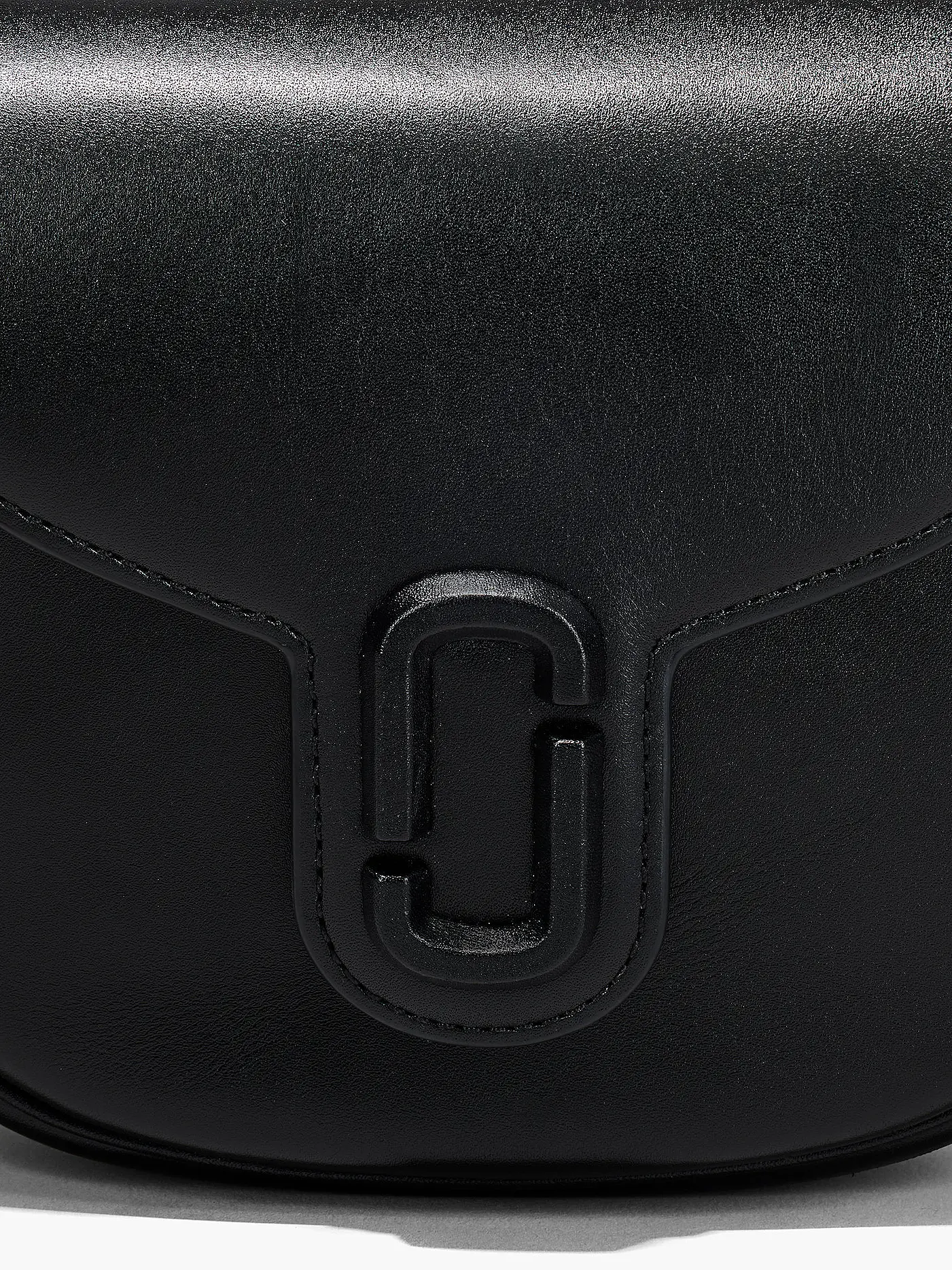 MARC JACOBS | Ledertasche - Mini Bag THE SMALL SADDLE BAG | schwarz