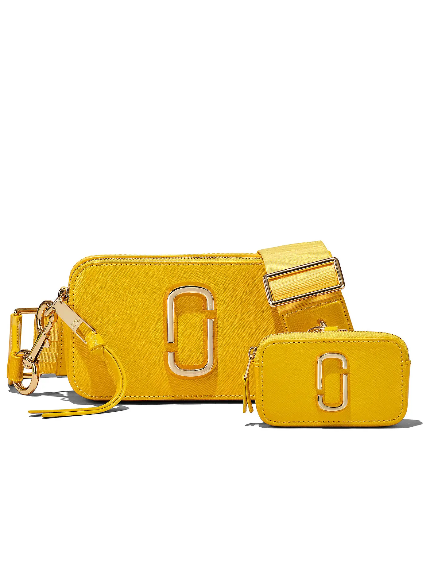 MARC JACOBS | Ledertasche - THE UTILITY SNAPSHOT | gelb