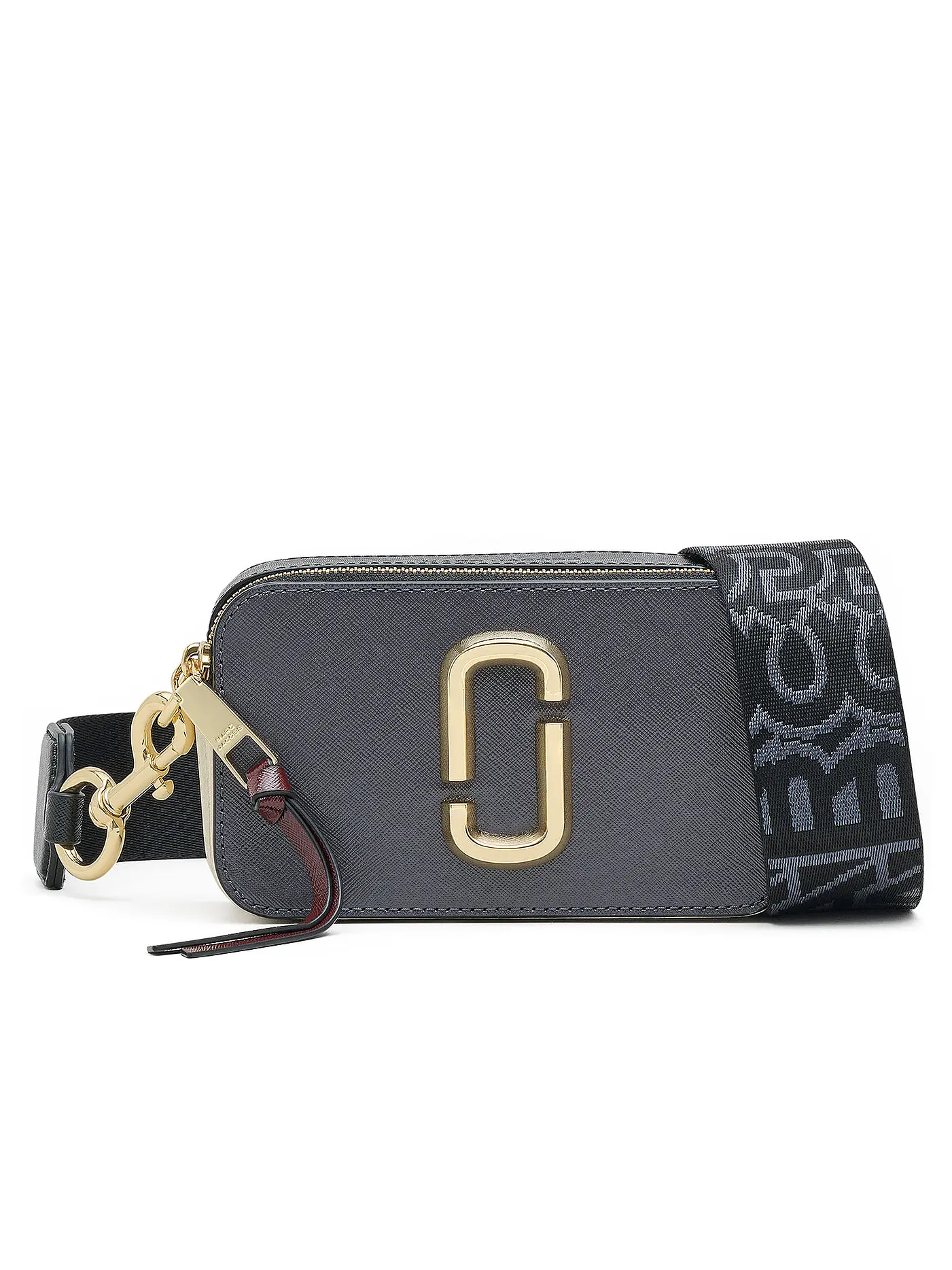 MARC JACOBS | Ledertasche - Mini Bag THE SNAPSHOT  | grau
