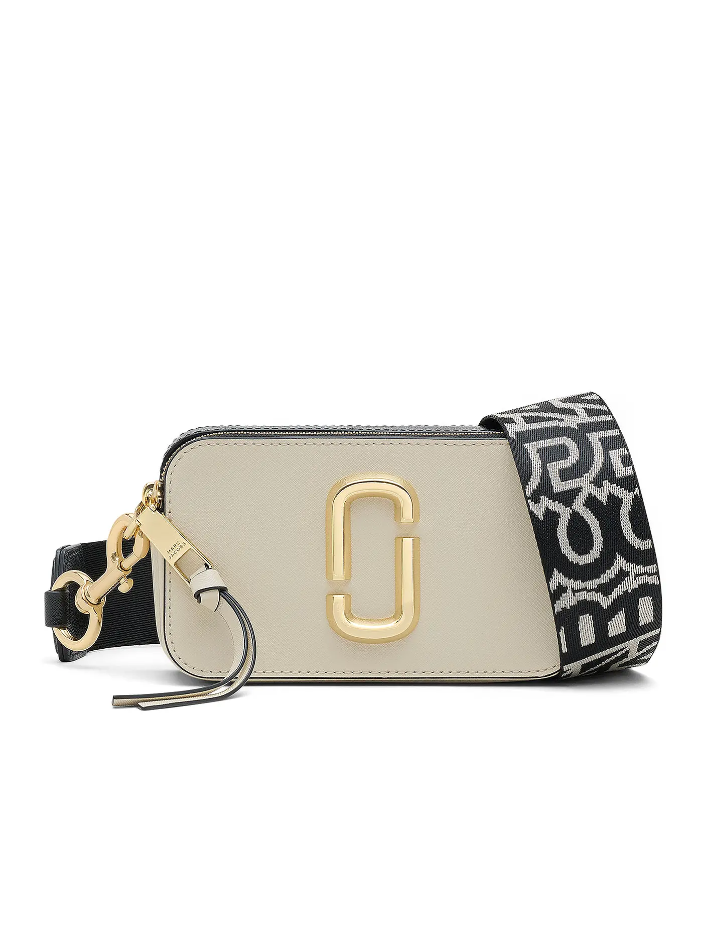 MARC JACOBS | Ledertasche - Mini Bag THE SNAPSHOT  | weiss