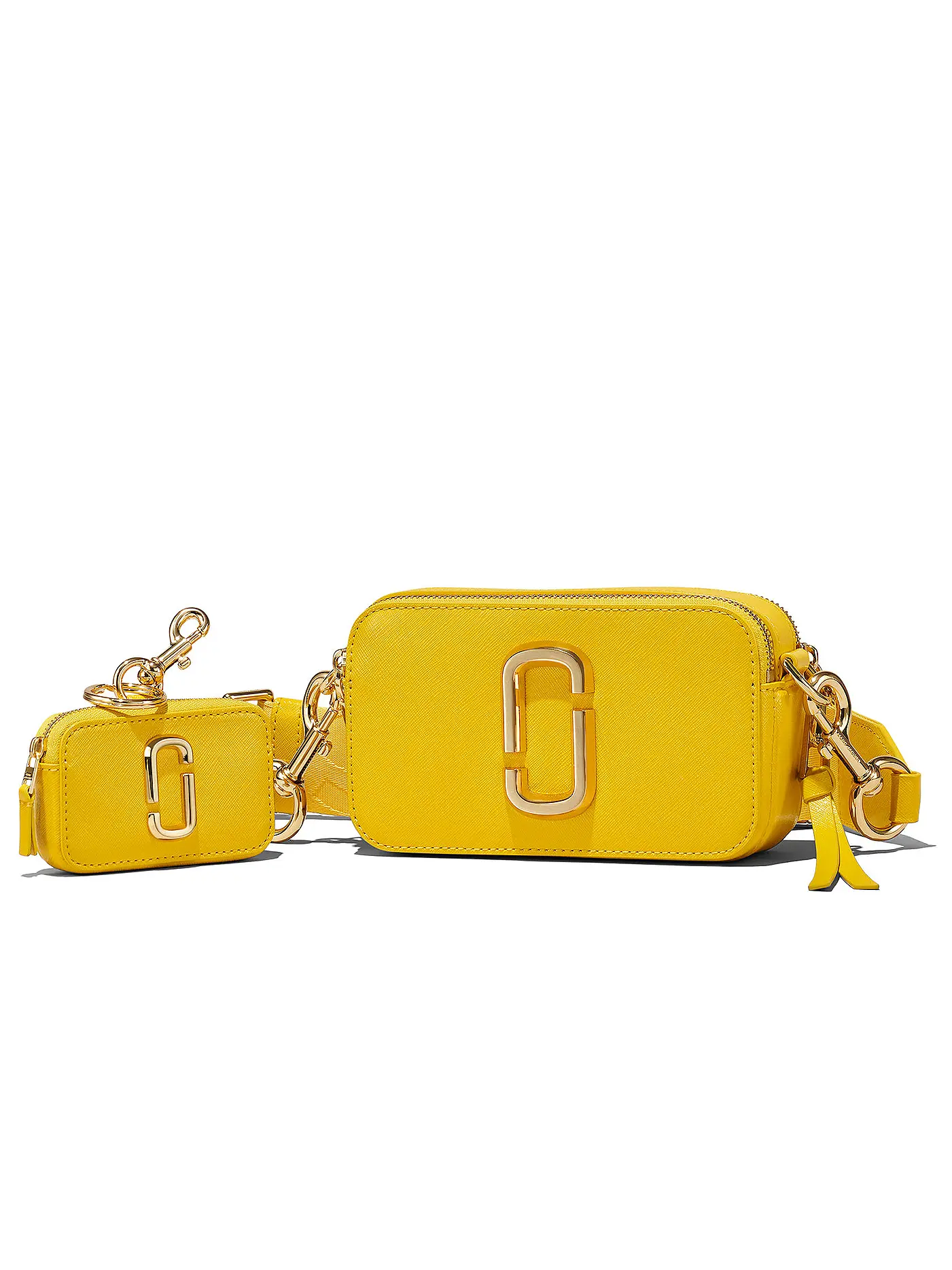 MARC JACOBS | Ledertasche - Mini Bag THE SNAPSHOT | gelb