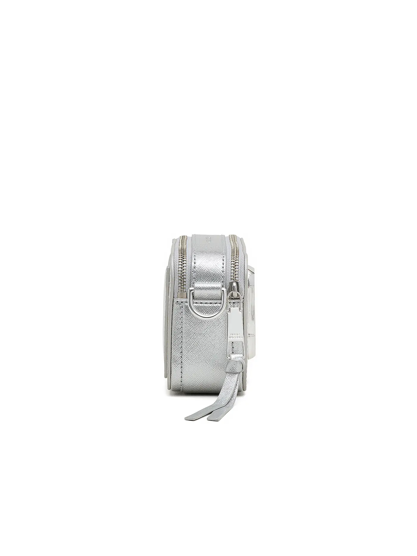 MARC JACOBS | Ledertasche - Mini Bag THE SNAPSHOT | silber