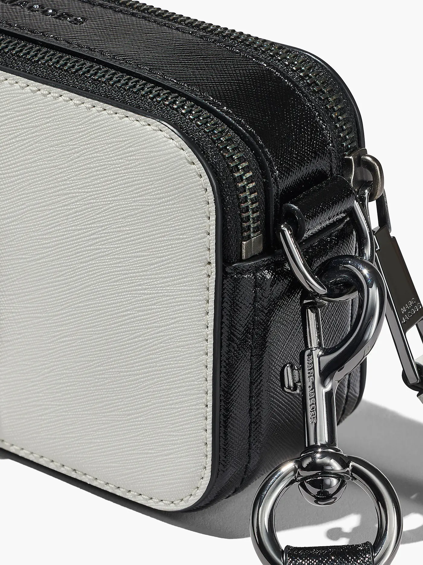 MARC JACOBS | Ledertasche - Mini Bag THE SNAPSHOT | weiss