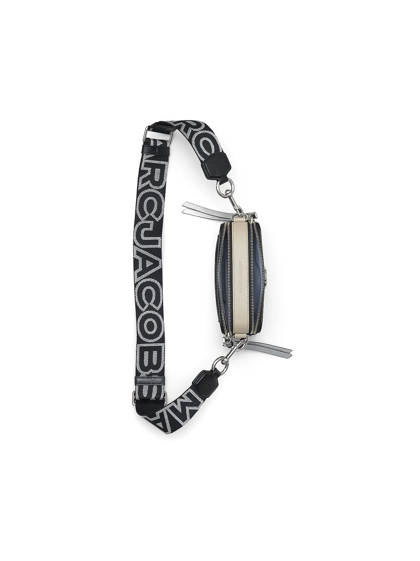 MARC JACOBS | Ledertasche - Mini Bag THE SNAPSHOT | grau