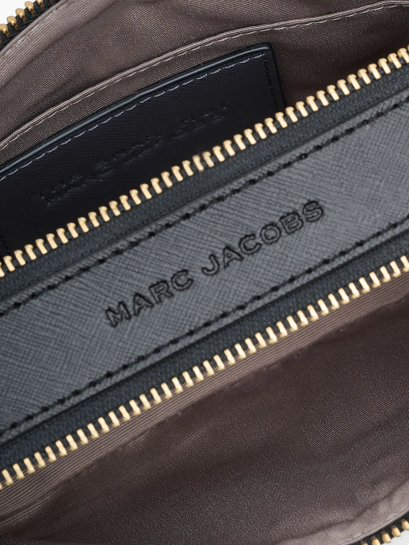 MARC JACOBS | Ledertasche - Mini Bag THE SNAPSHOT | grau