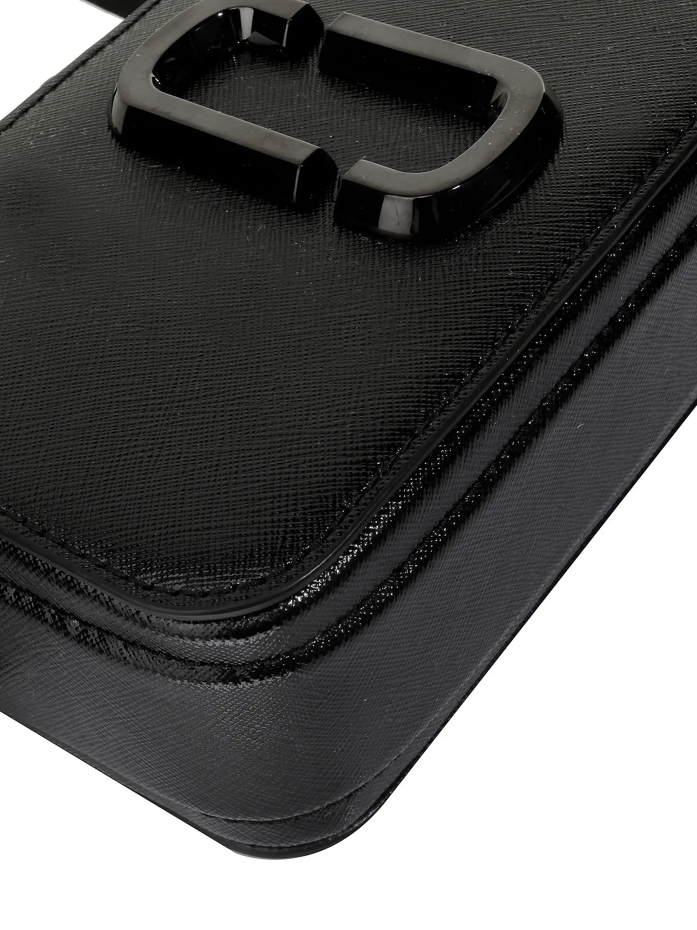 MARC JACOBS | Ledertasche - Minibag The Snapshot DTM | schwarz