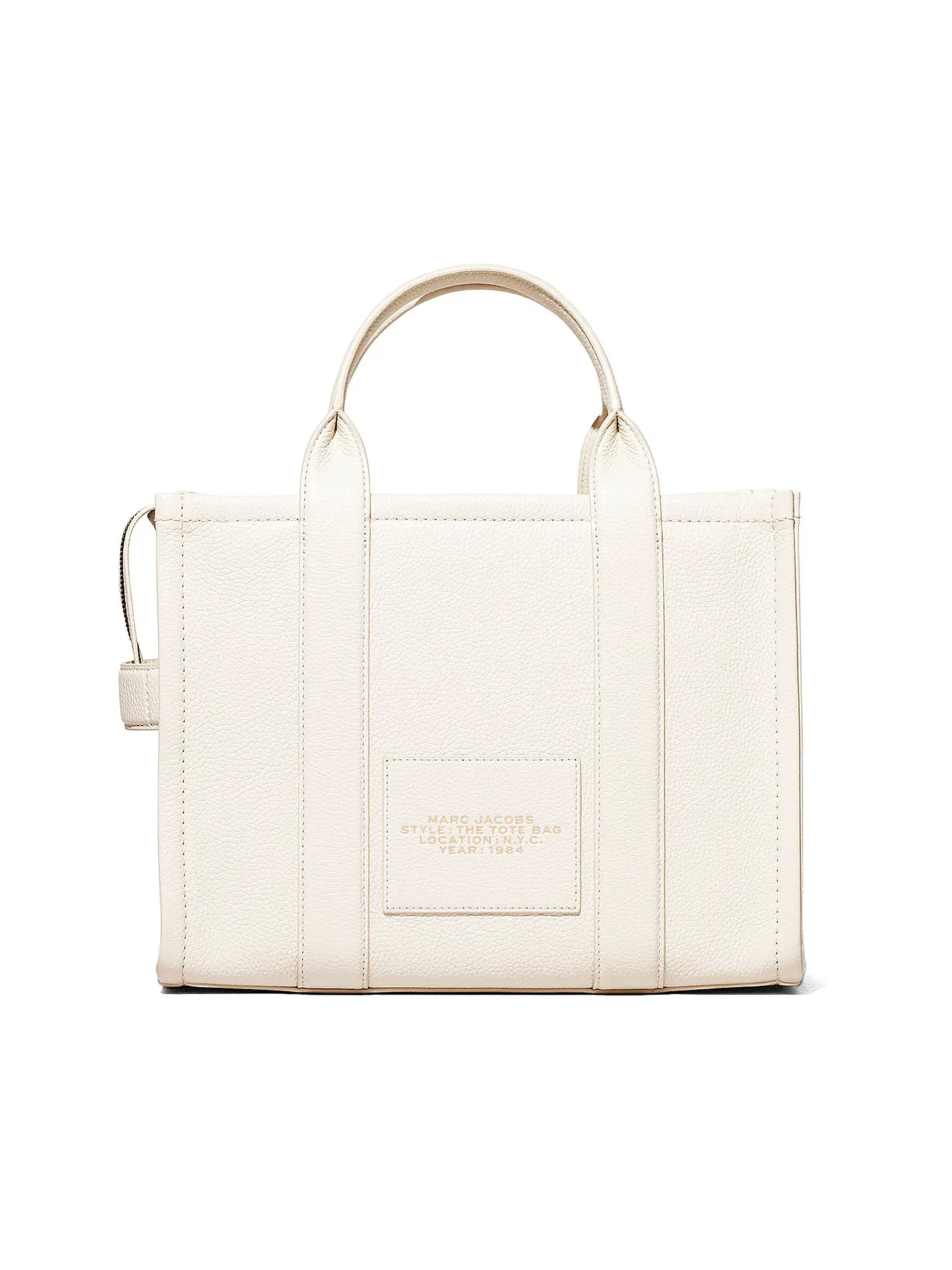 MARC JACOBS | Ledertasche - Tote Bag  THE MEDIUM TOTE LEATHER | creme