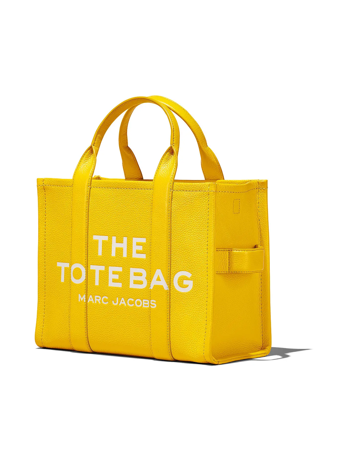 MARC JACOBS | Ledertasche - Tote Bag  THE MEDIUM TOTE LEATHER | gelb
