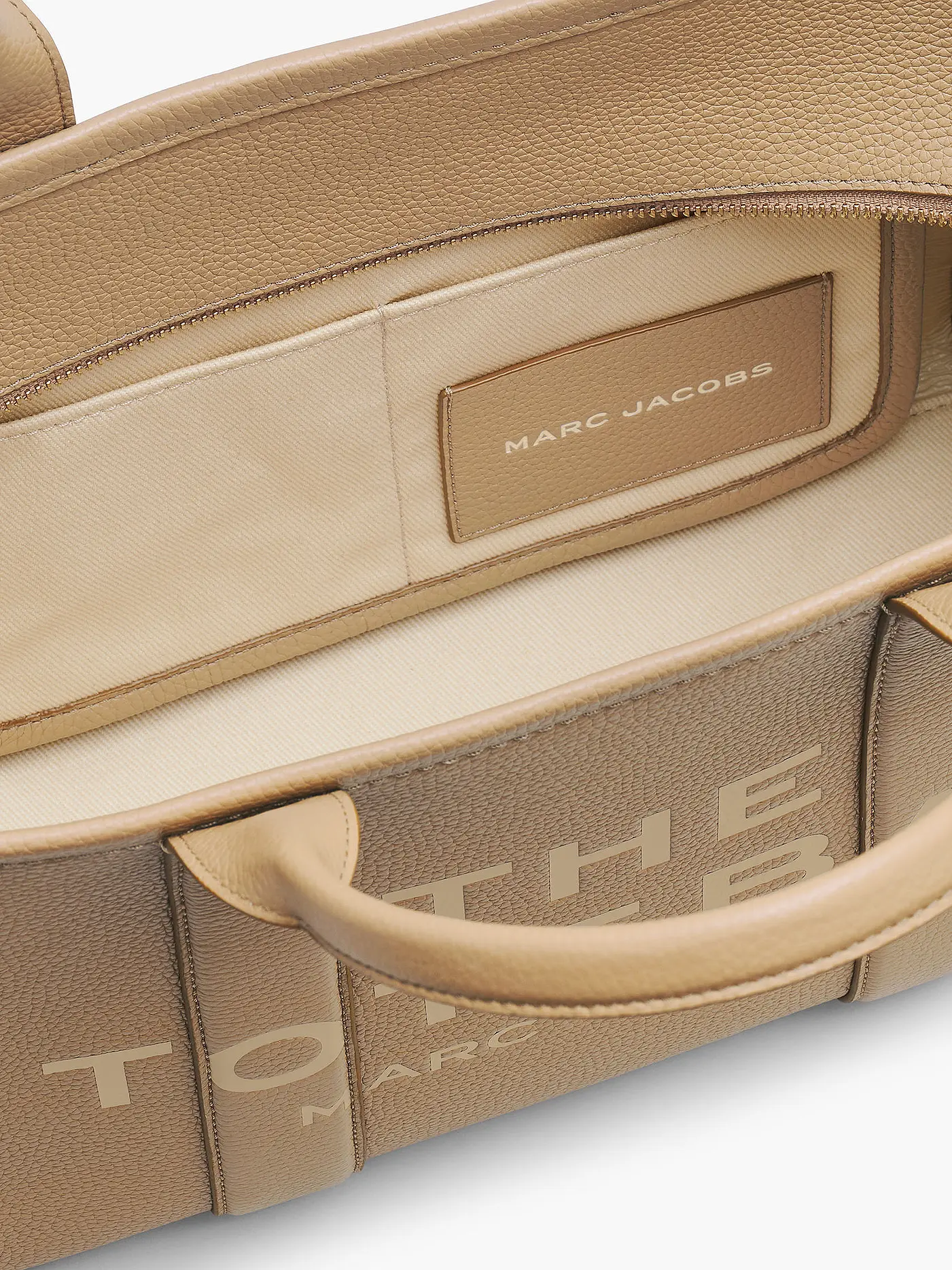 MARC JACOBS | Ledertasche - Tote Bag THE MEDIUM TOTE LEATHER | camel