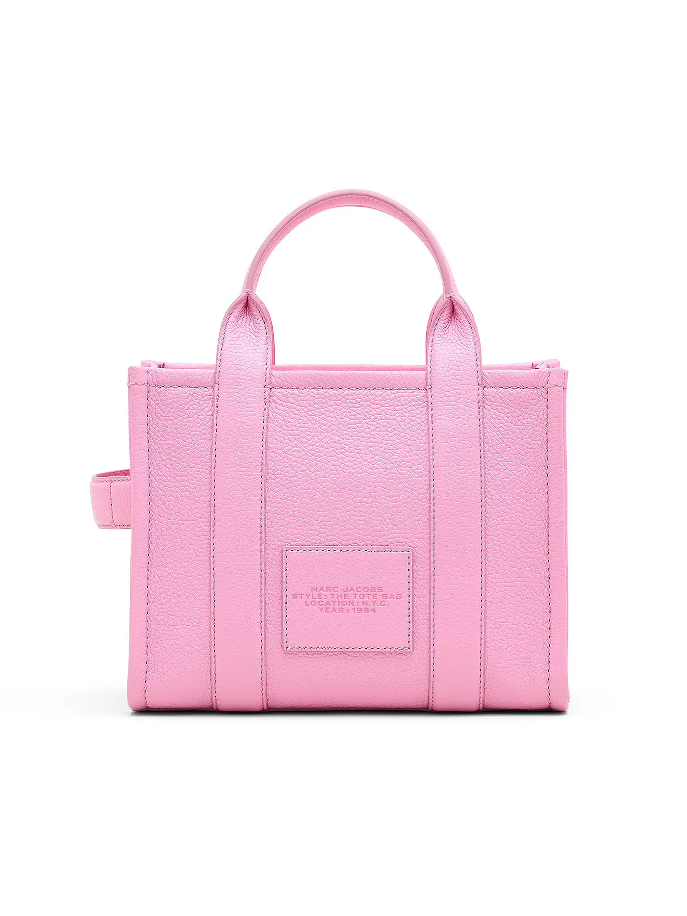 MARC JACOBS | Ledertasche - Tote Bag THE SMALL TOTE LEATHER | rosa