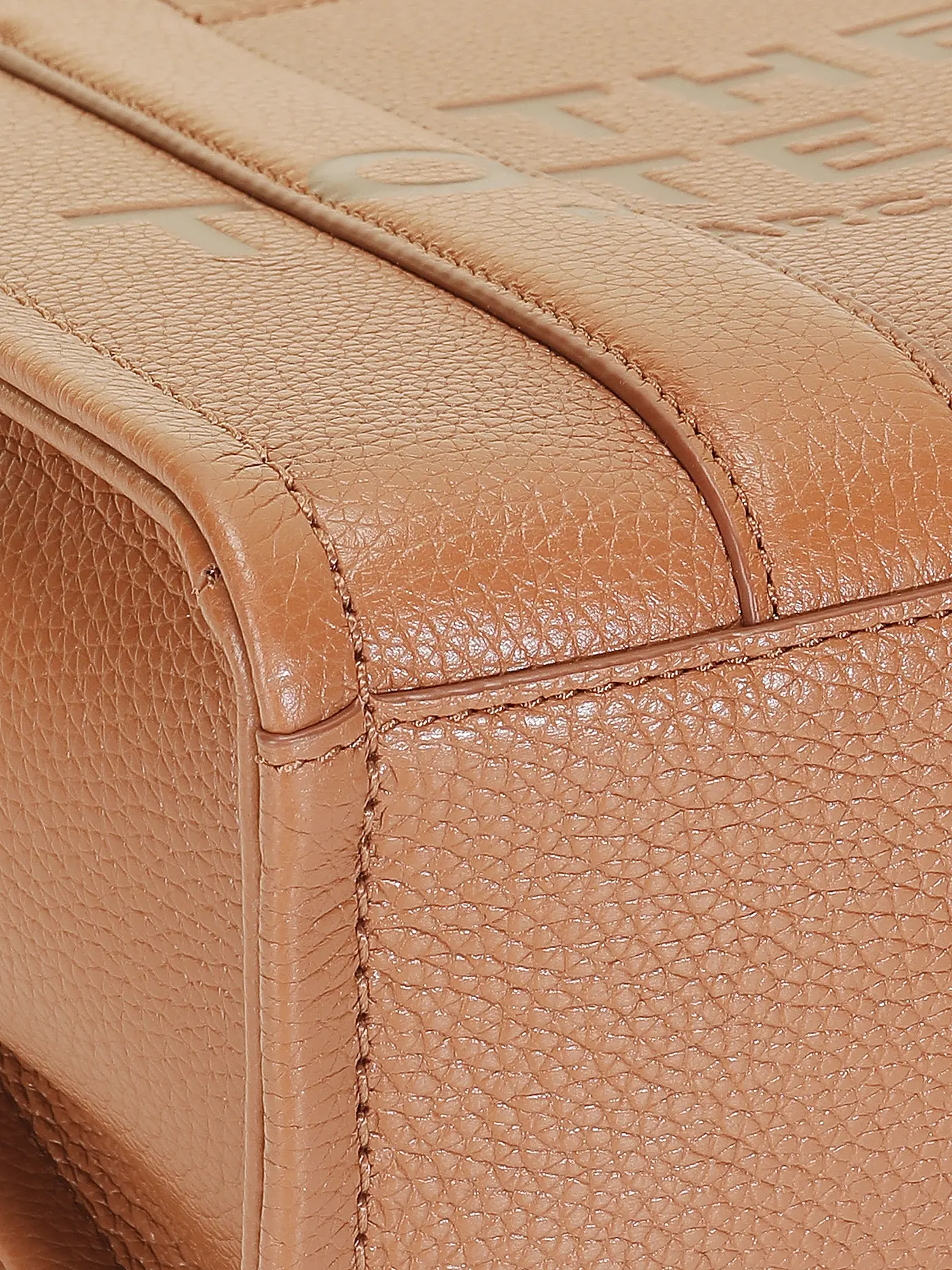 MARC JACOBS | Ledertasche - Tote Bag THE SMALL TOTE LEATHER | camel