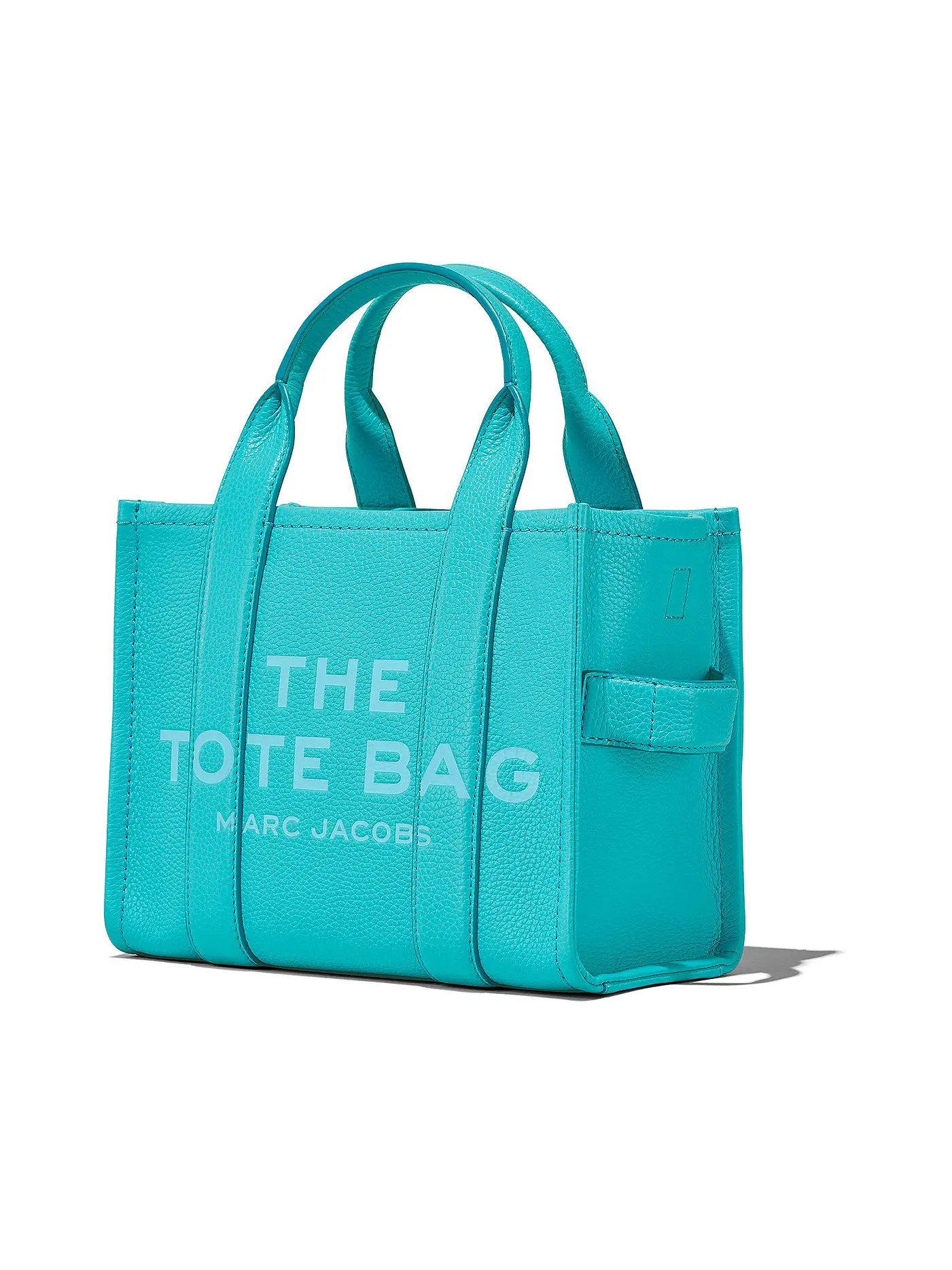 MARC JACOBS | Ledertasche - Tote Bag THE SMALL TOTE LEATHER | blau