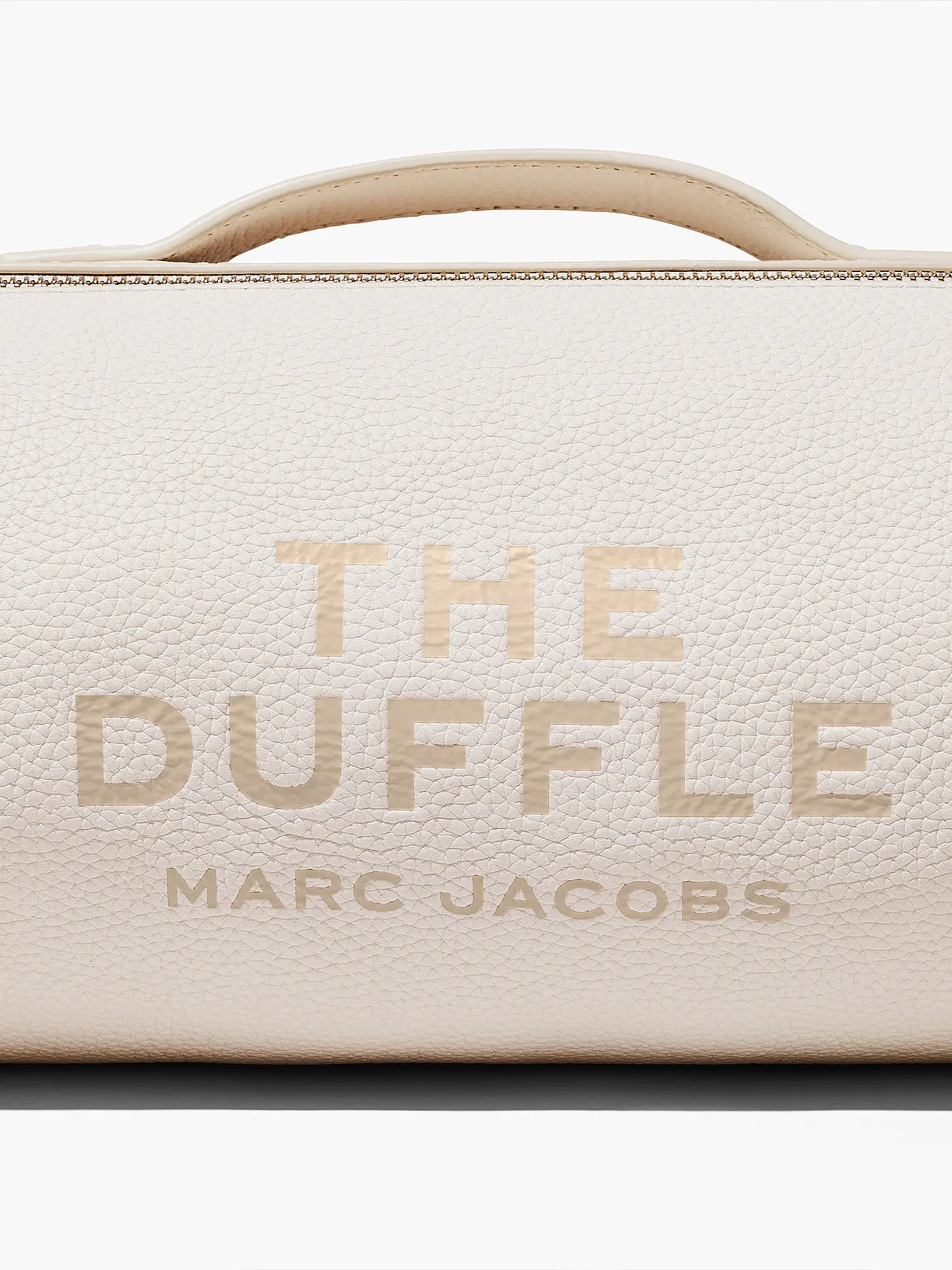 MARC JACOBS | Ledertasche - Umhängetasche THE DUFFLE BAG | weiss