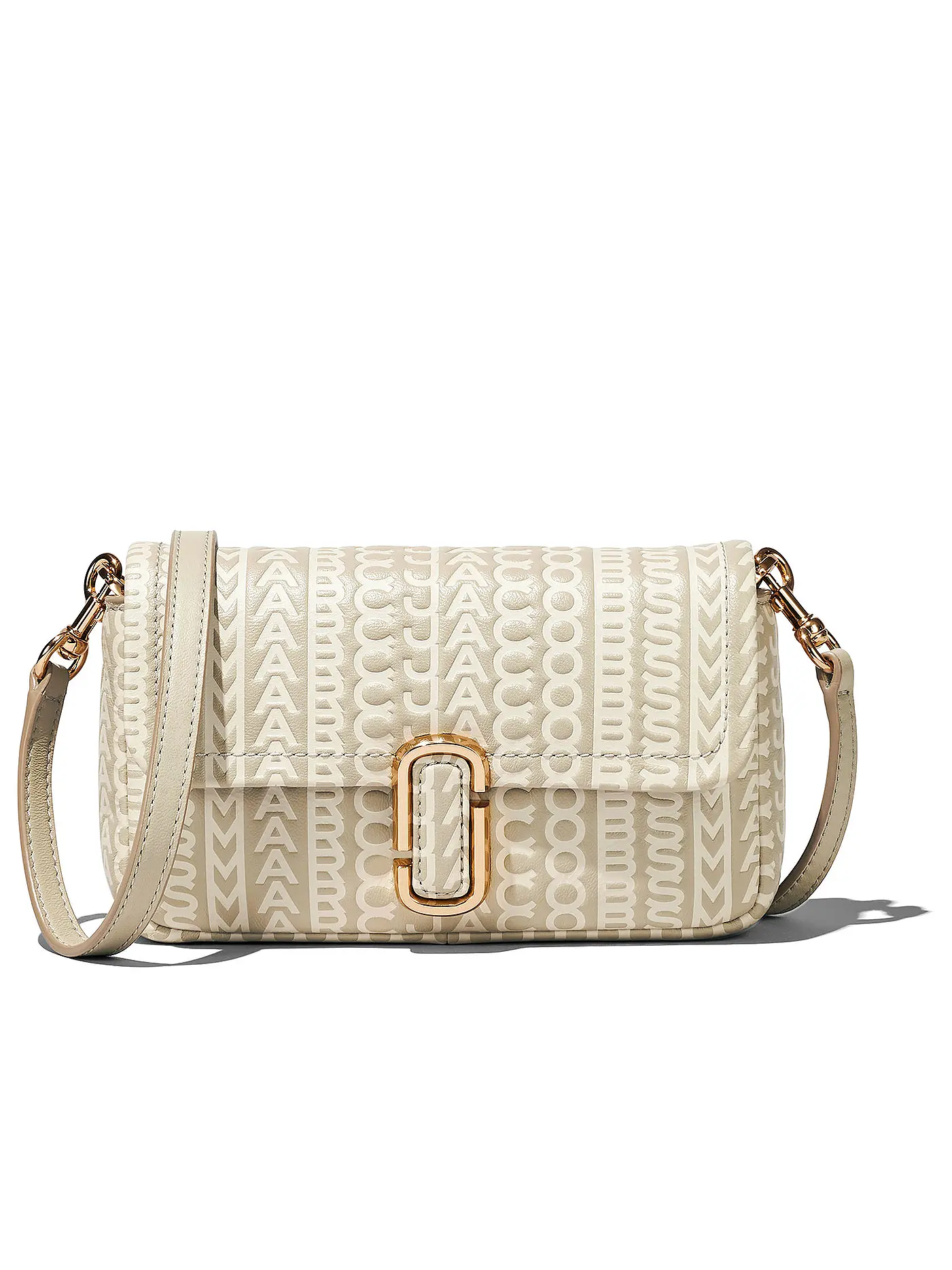 MARC JACOBS | Ledertasche - Umhängetasche THE MINI SHOULDE BAG | beige