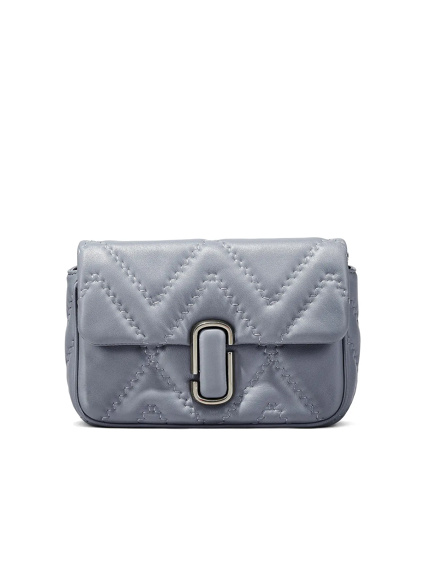 MARC JACOBS | Ledertasche - Umhängetasche THE SHOULDER BAG  | hellgrau