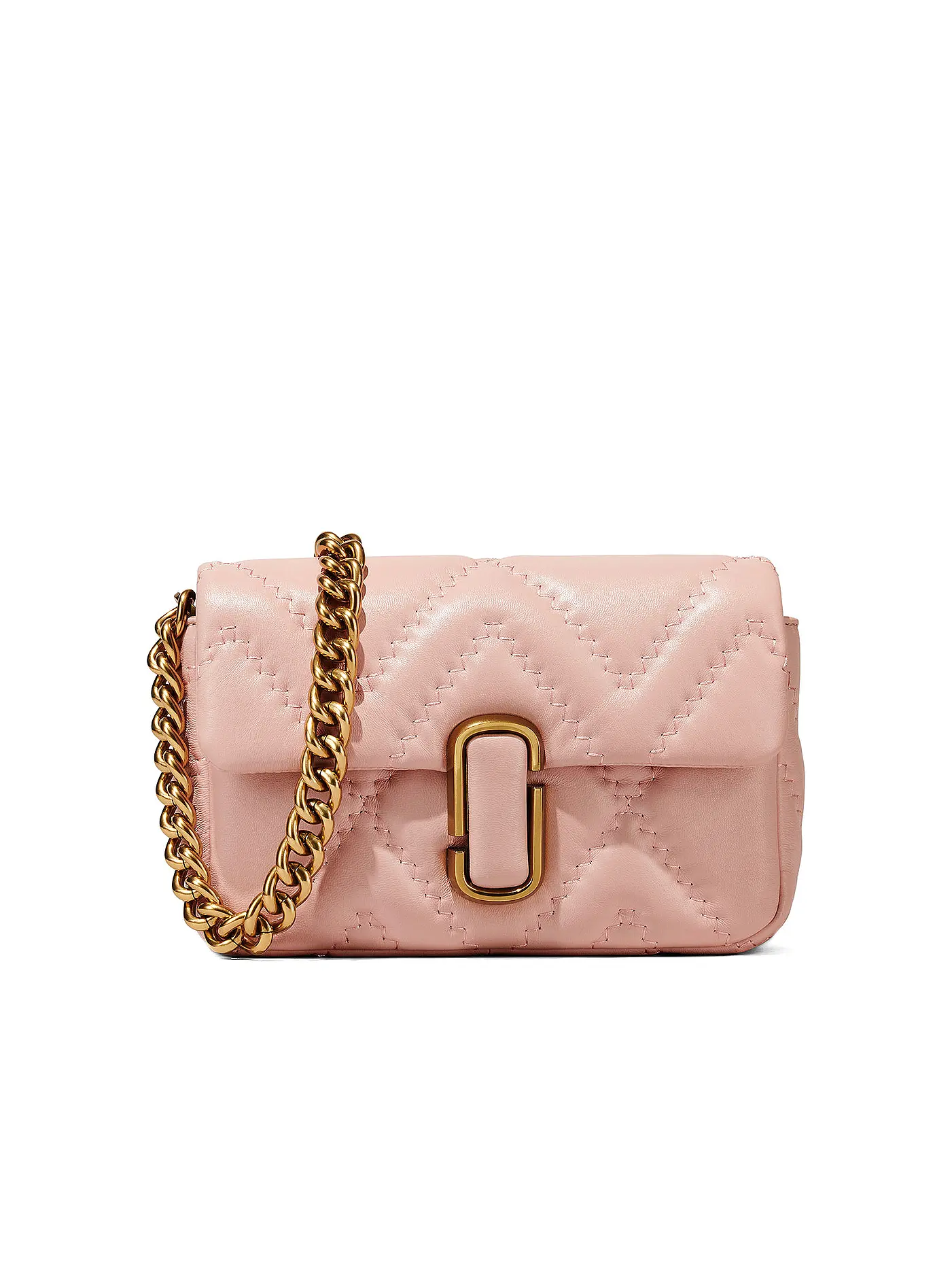 MARC JACOBS | Ledertasche - Umhängetasche THE SHOULDER BAG  | rosa