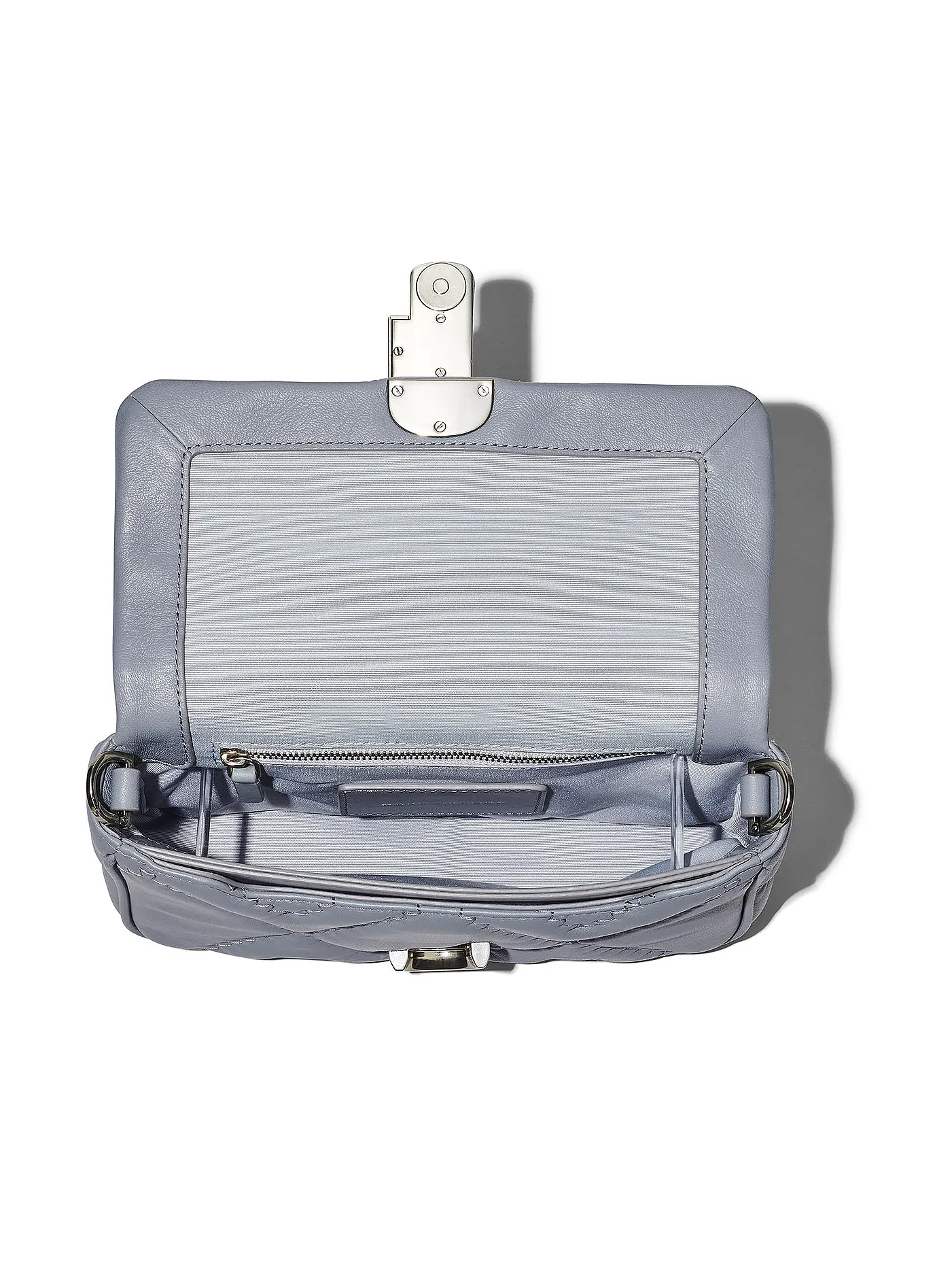 MARC JACOBS | Ledertasche - Umhängetasche THE SHOULDER BAG  | hellgrau