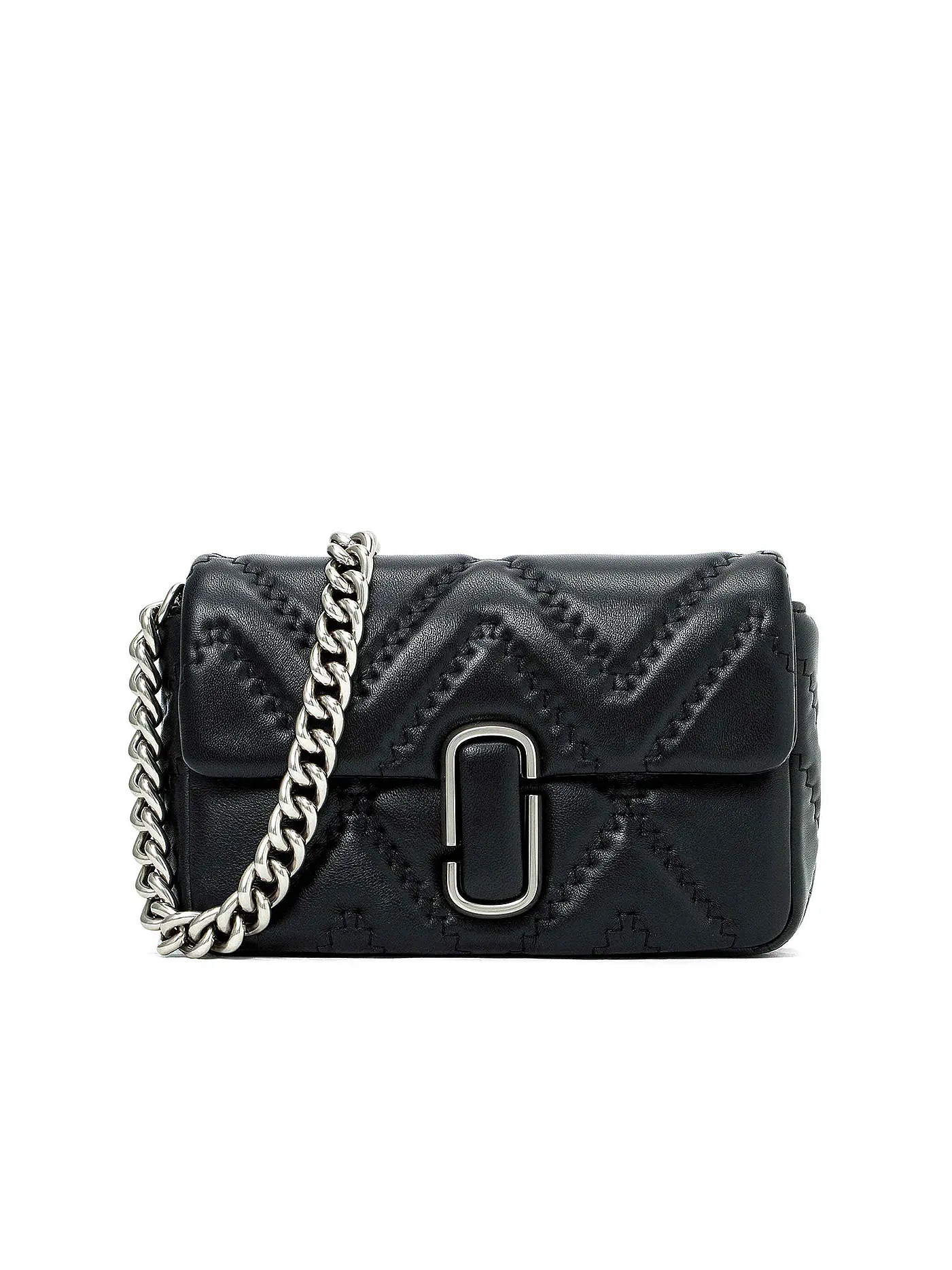 MARC JACOBS | Ledertasche - Umhängetasche THE SHOULDER BAG  | schwarz