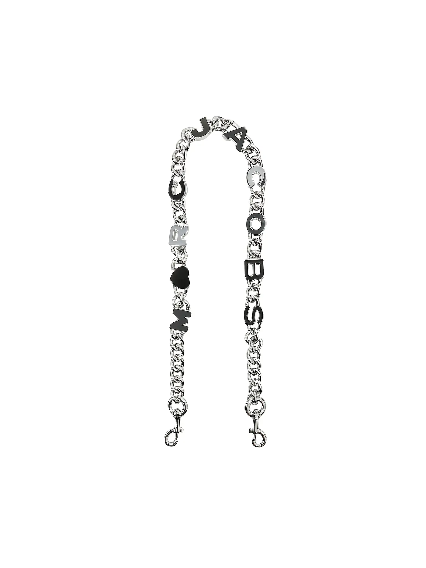 MARC JACOBS | Schultergurt THE HEART SHOULDER STRAP | schwarz