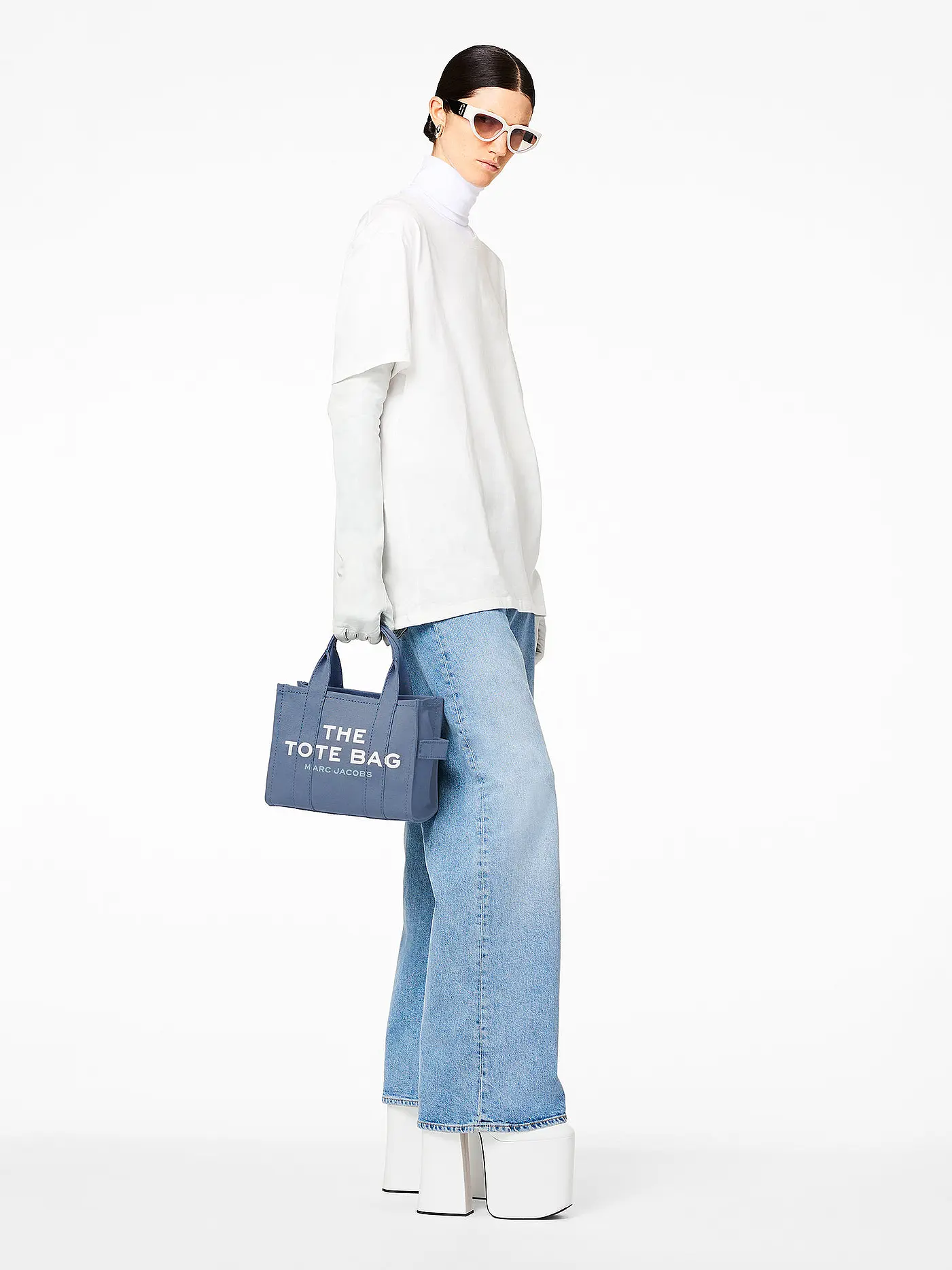 MARC JACOBS | Tasche - Tote Bag THE SMALL TOTE  | blau