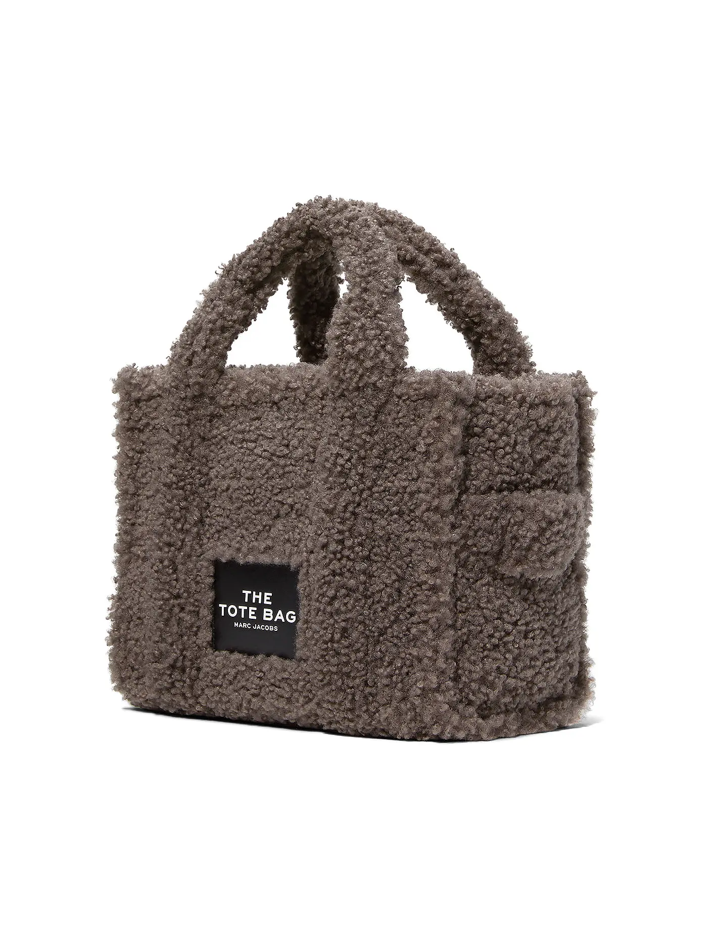 MARC JACOBS | Tasche - Tote Bag THE SMALL TOTE FAKE FUR | grau