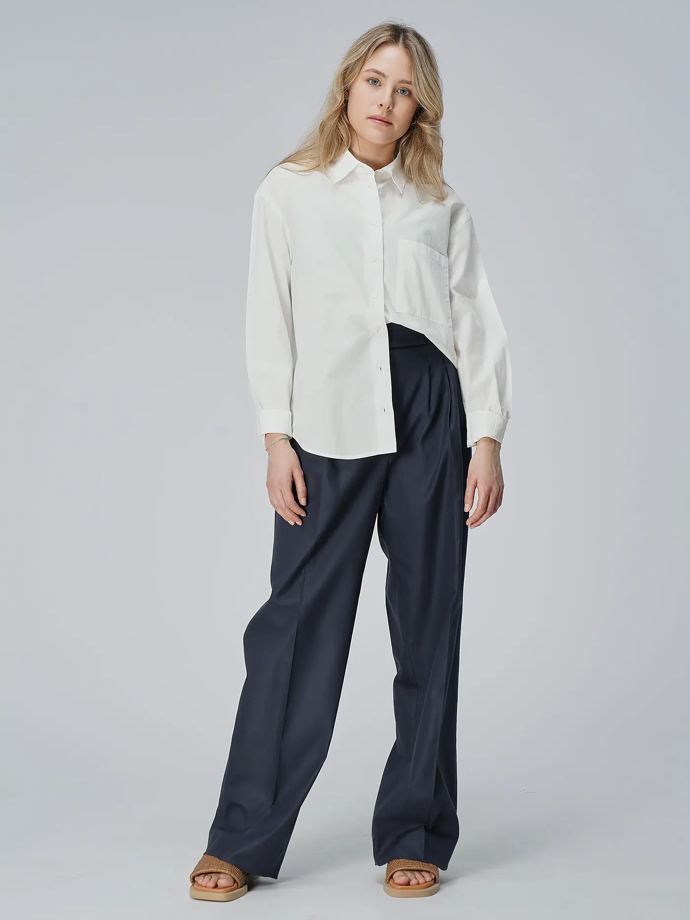 MARC O' POLO DENIM | Hemdbluse | weiss