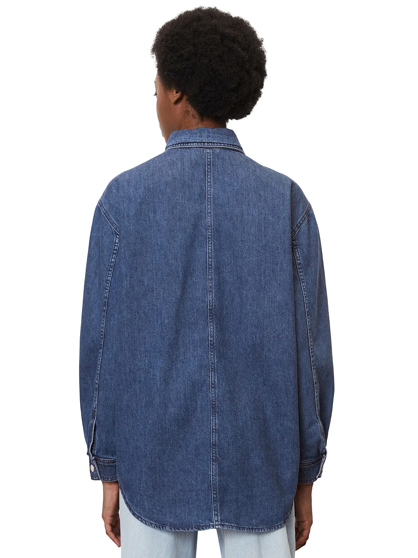 MARC O' POLO DENIM | Hemdbluse | blau