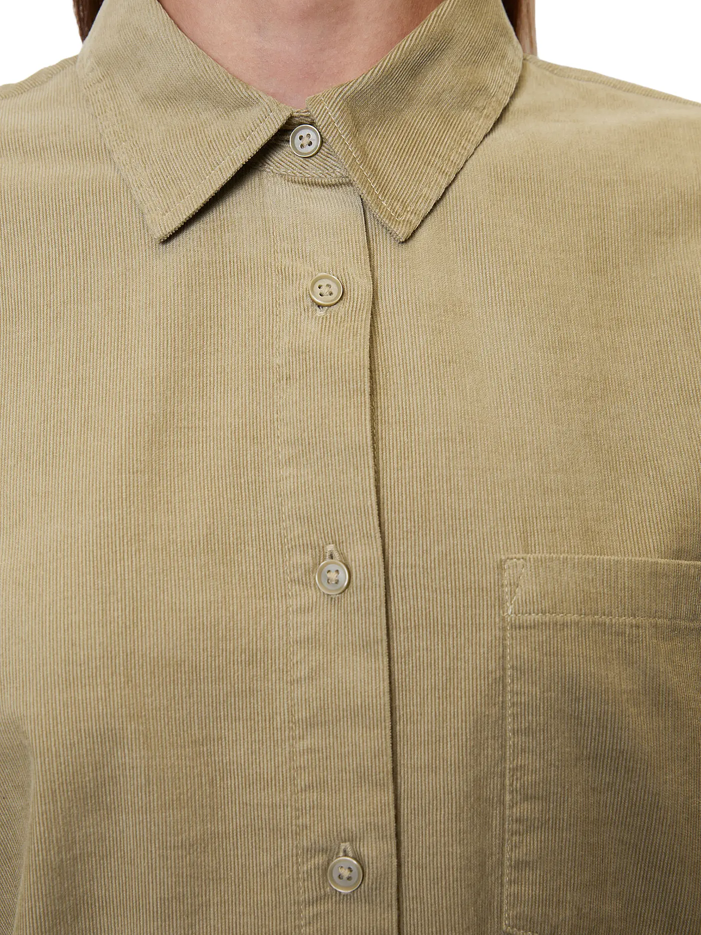 MARC O' POLO DENIM | Hemdblusenkleid | camel