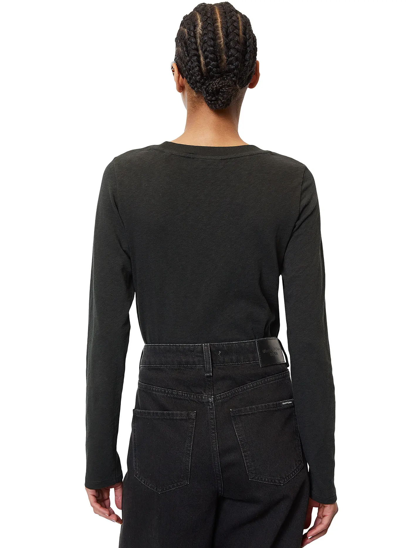 MARC O' POLO DENIM | Langarmshirt | schwarz