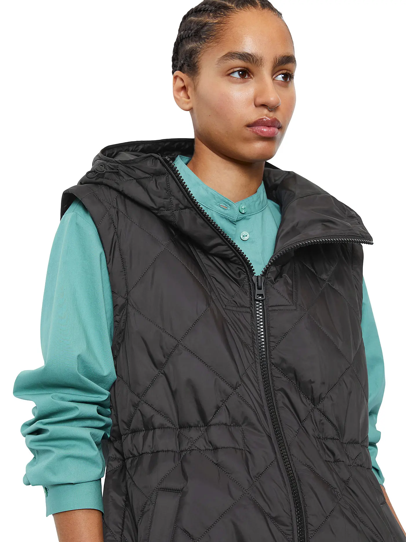MARC O' POLO DENIM | Leichtsteppmantel | schwarz