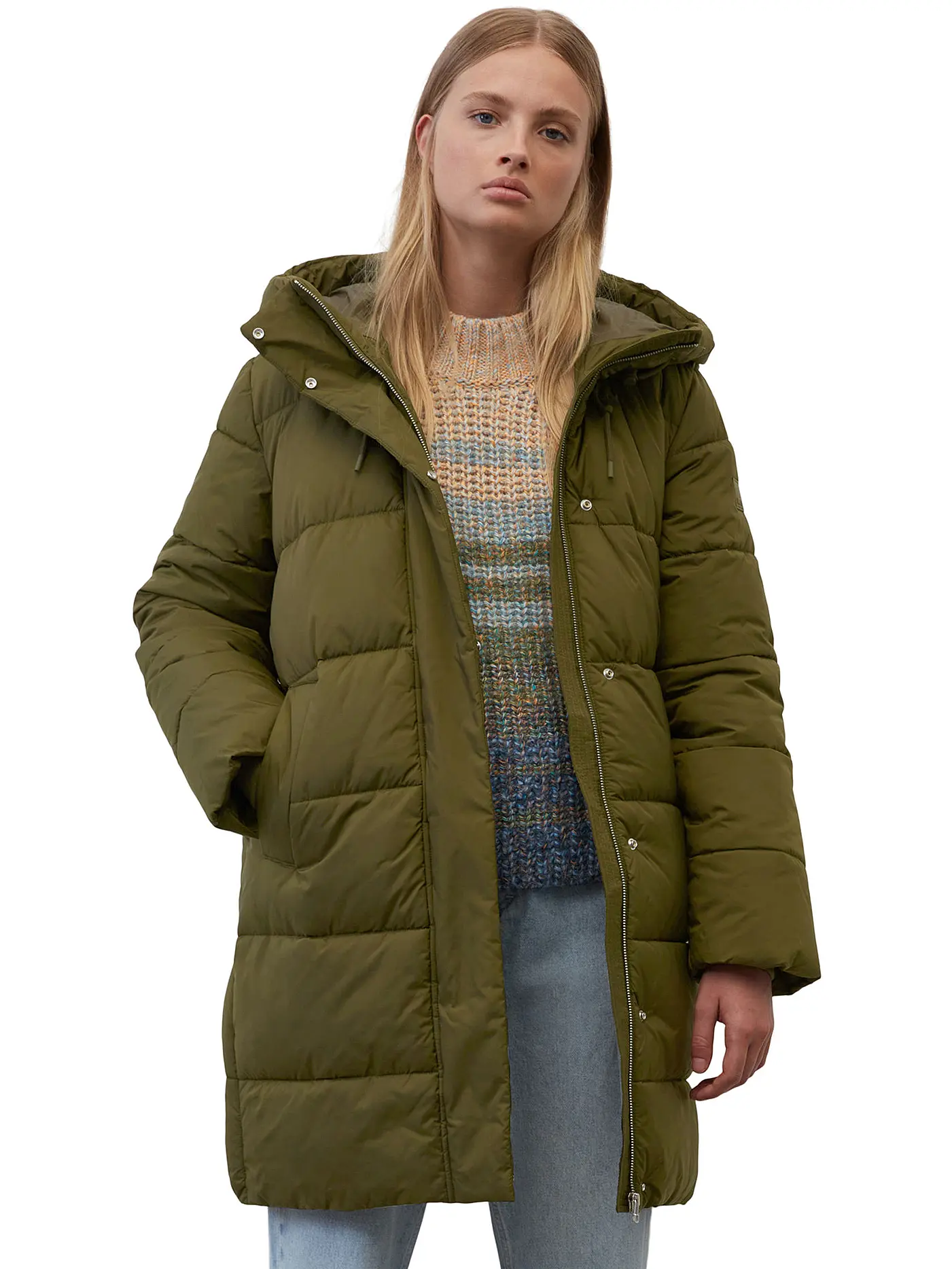 MARC O' POLO DENIM | Steppmantel | olive