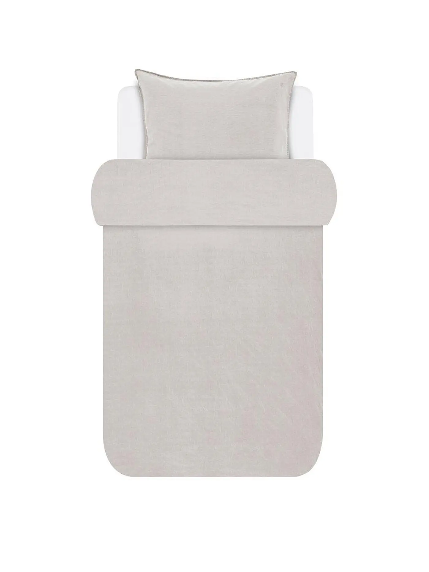 MARC O'POLO HOME | Bettwäsche-Garnitur "Senja" 70x90cm/140x200cm  | creme
