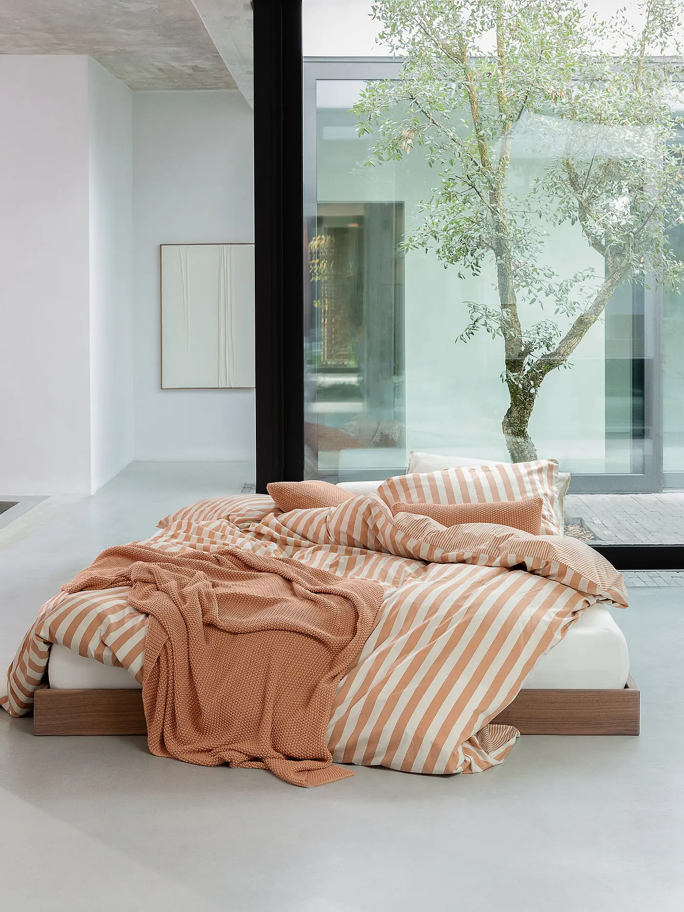 MARC O'POLO HOME | Perkal Bettwäsche 70x90cm / 140x200cm Sandstone | Camel