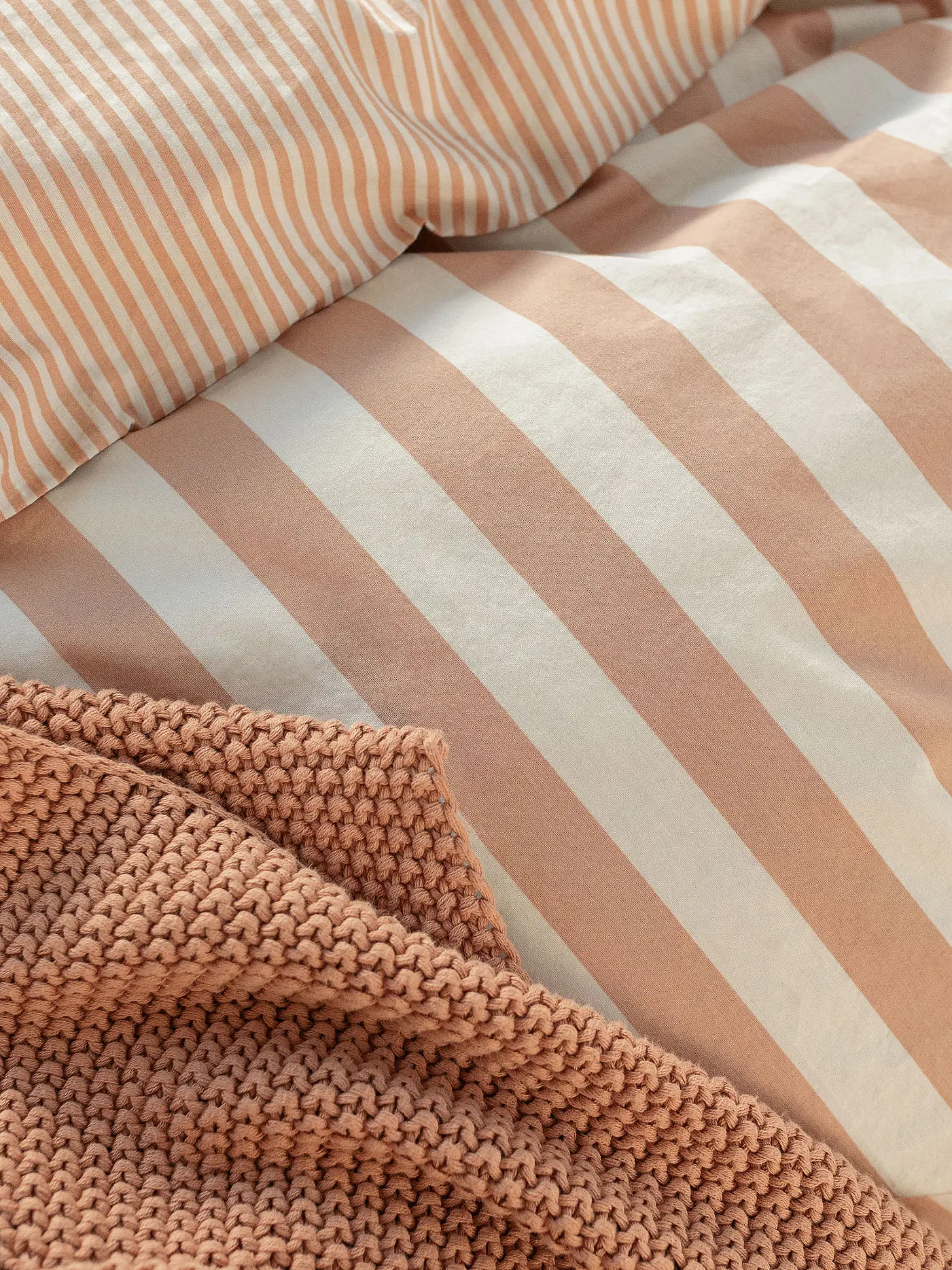 MARC O'POLO HOME | Perkal Bettwäsche 70x90cm / 140x200cm Sandstone | Camel