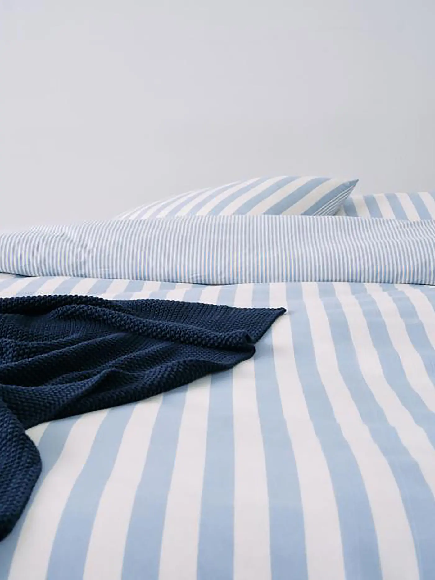 MARC O'POLO HOME | Perkal Bettwäsche MIKKELI 70x90cm / 140x200cm Powder Blue | hellblau