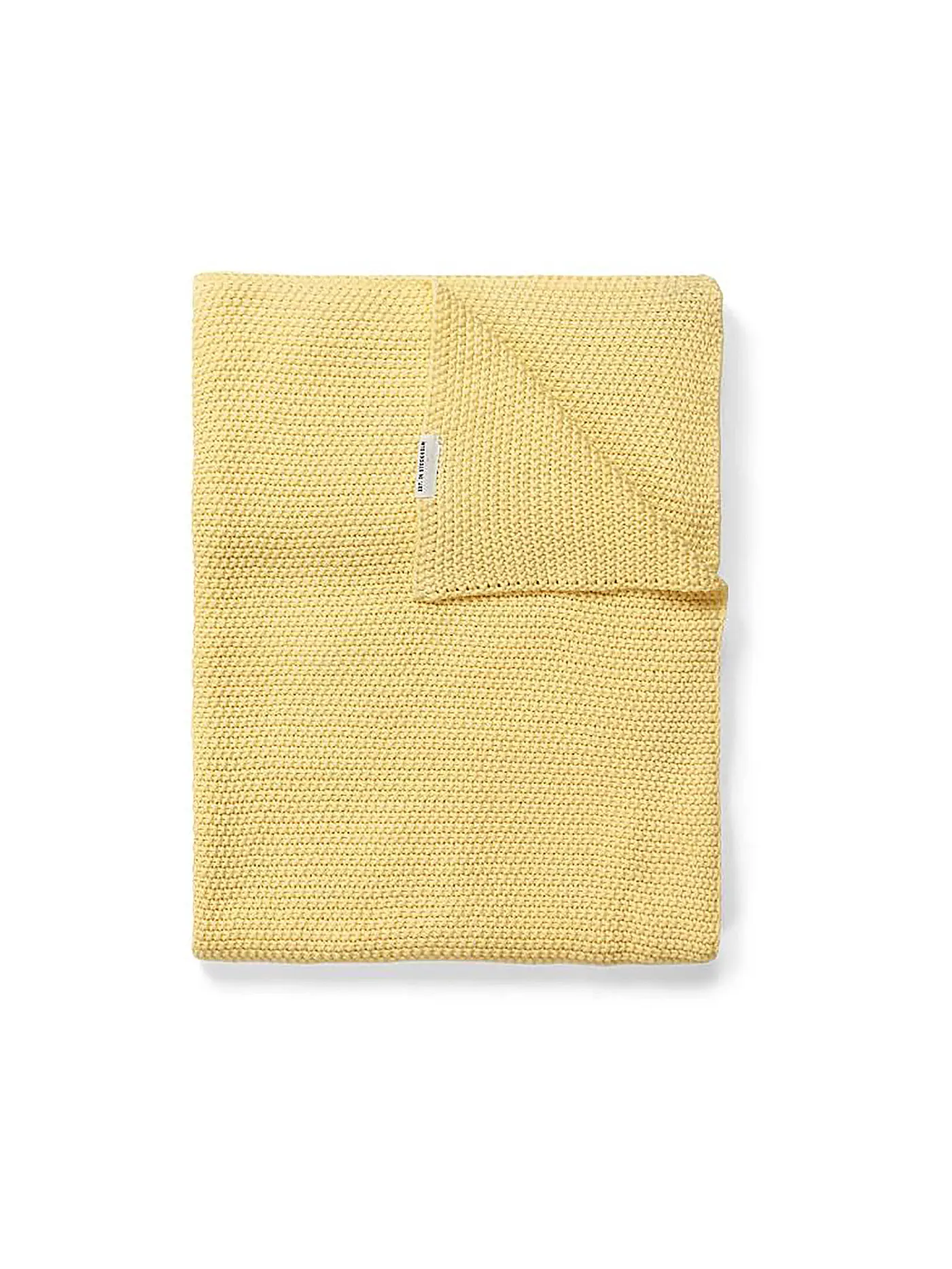 MARC O'POLO HOME | Plaid 130x170cm Nordic Knit Pale Yellow | gelb