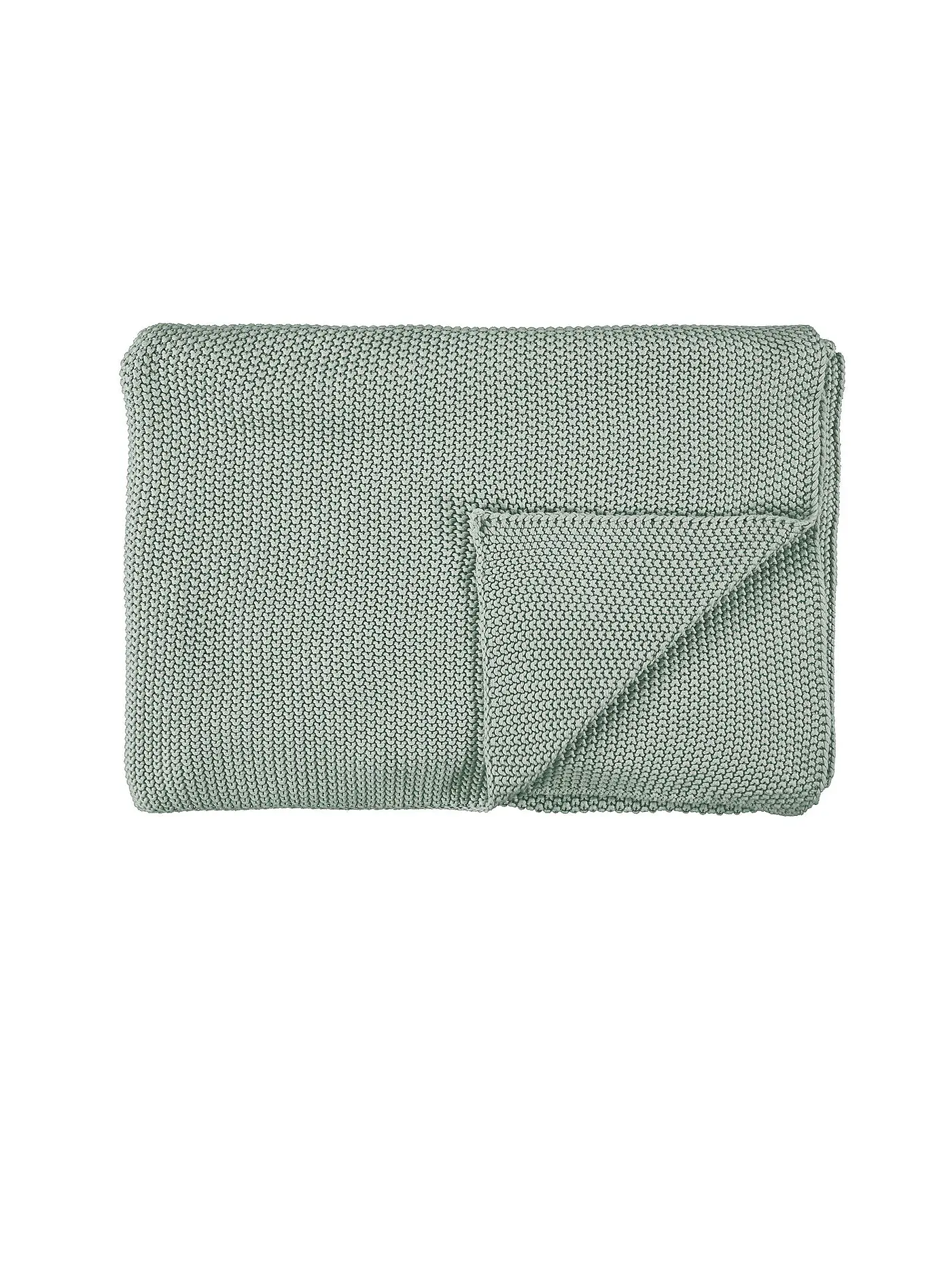 MARC O'POLO HOME | Tagesdecke - Plaid Nordic Knit 130x170cm Garden Green | grün
